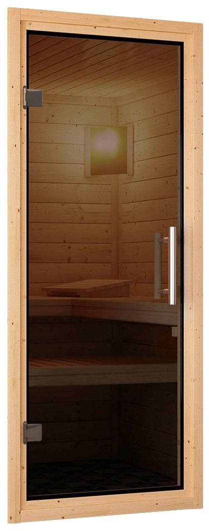 Karibu Sauna »Finja« Set,  ohne Ofen
