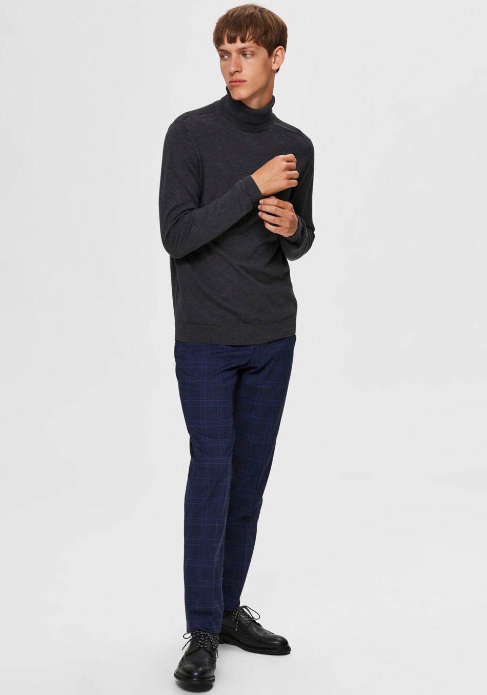 SELECTED HOMME Rollkragenpullover »SLHBERG ROLL NECK NOOS«