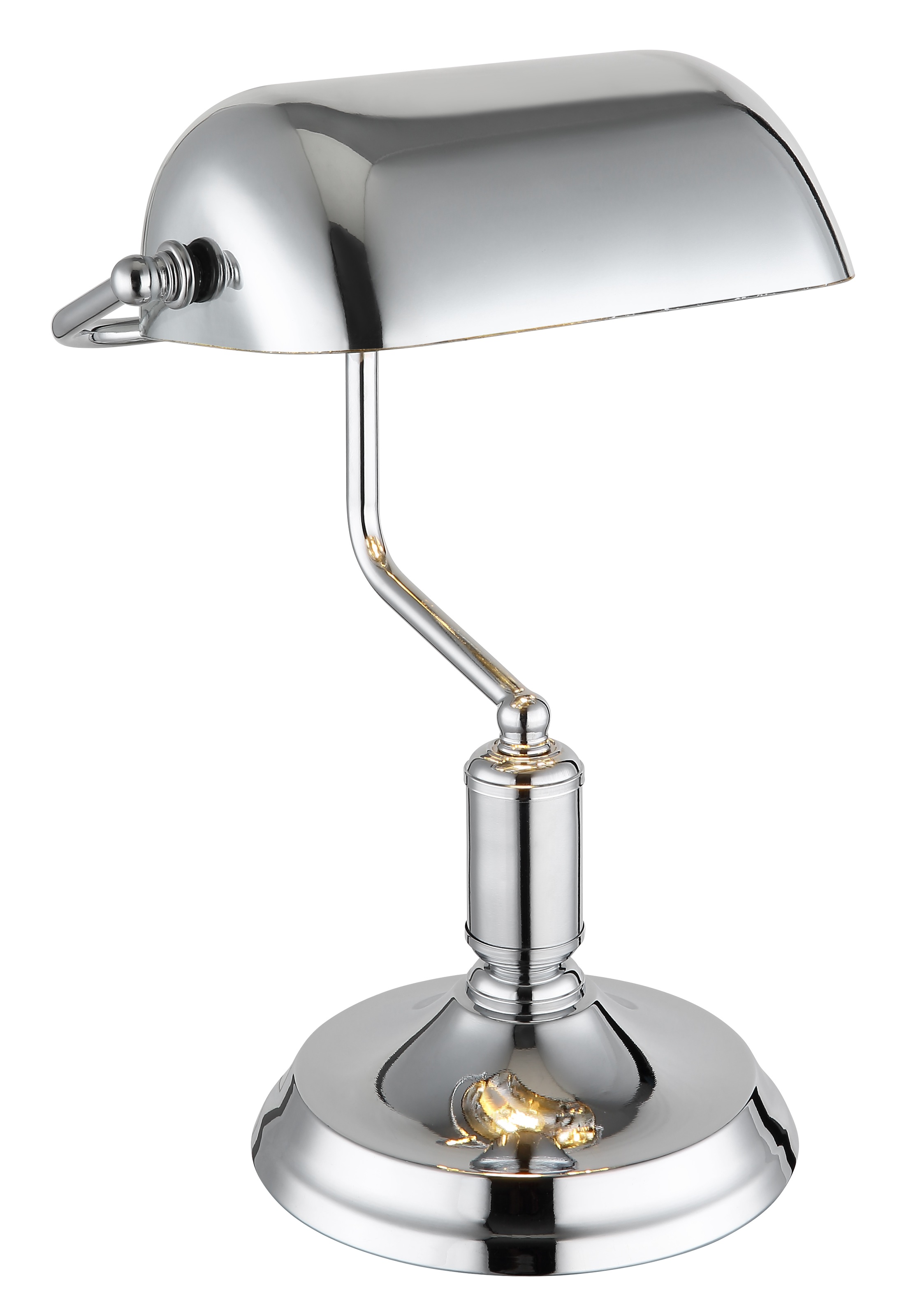 OTTO home Tischleuchte »Ellvi« E27 1 Stk. Wippschalter am Kabel, Bankerlampe,  Vintage