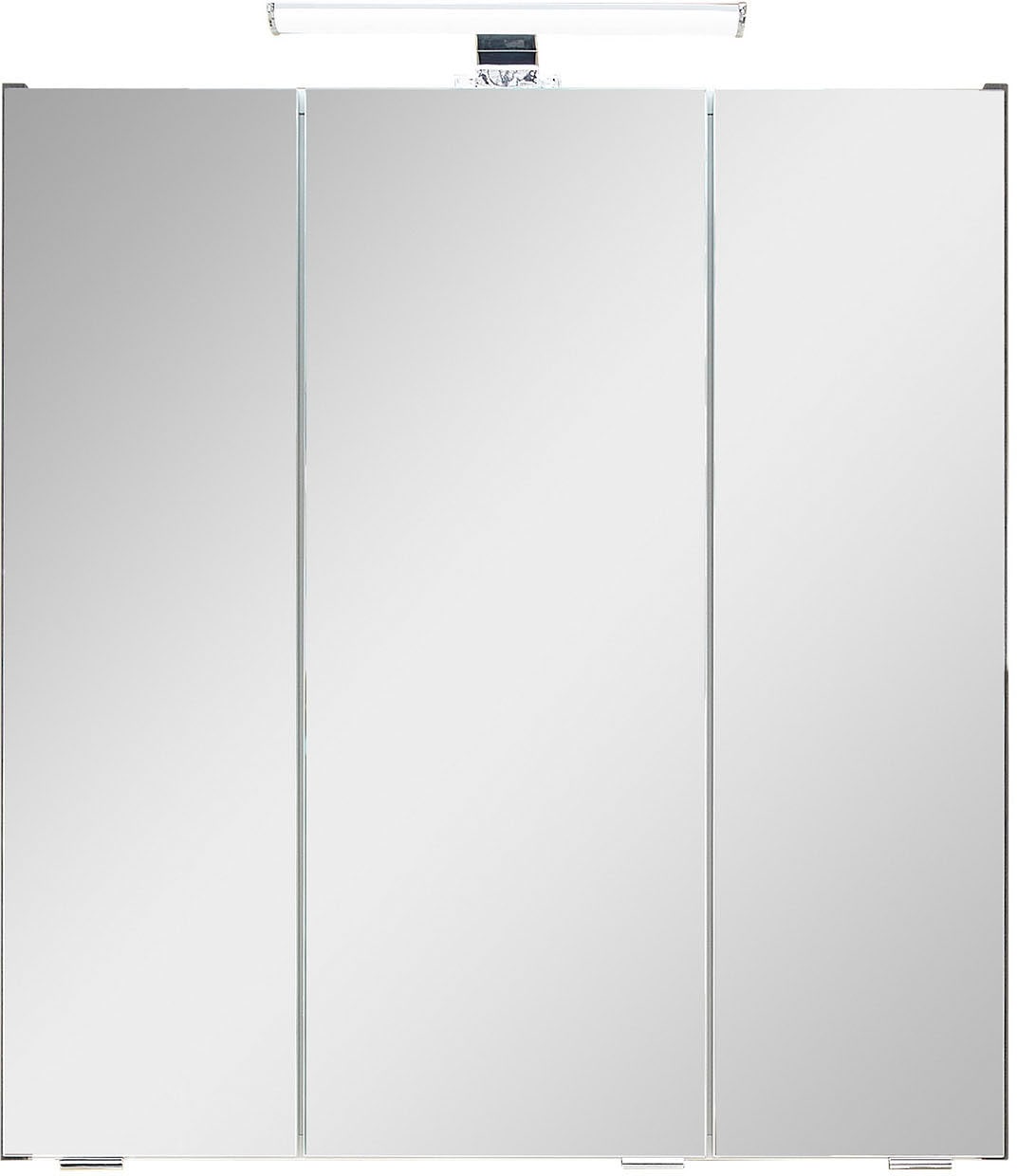 Badezimmerspiegelschrank »Quickset 945 Badschrank, 3 Spiegeltüren, 6 Einlegeböden, 65...