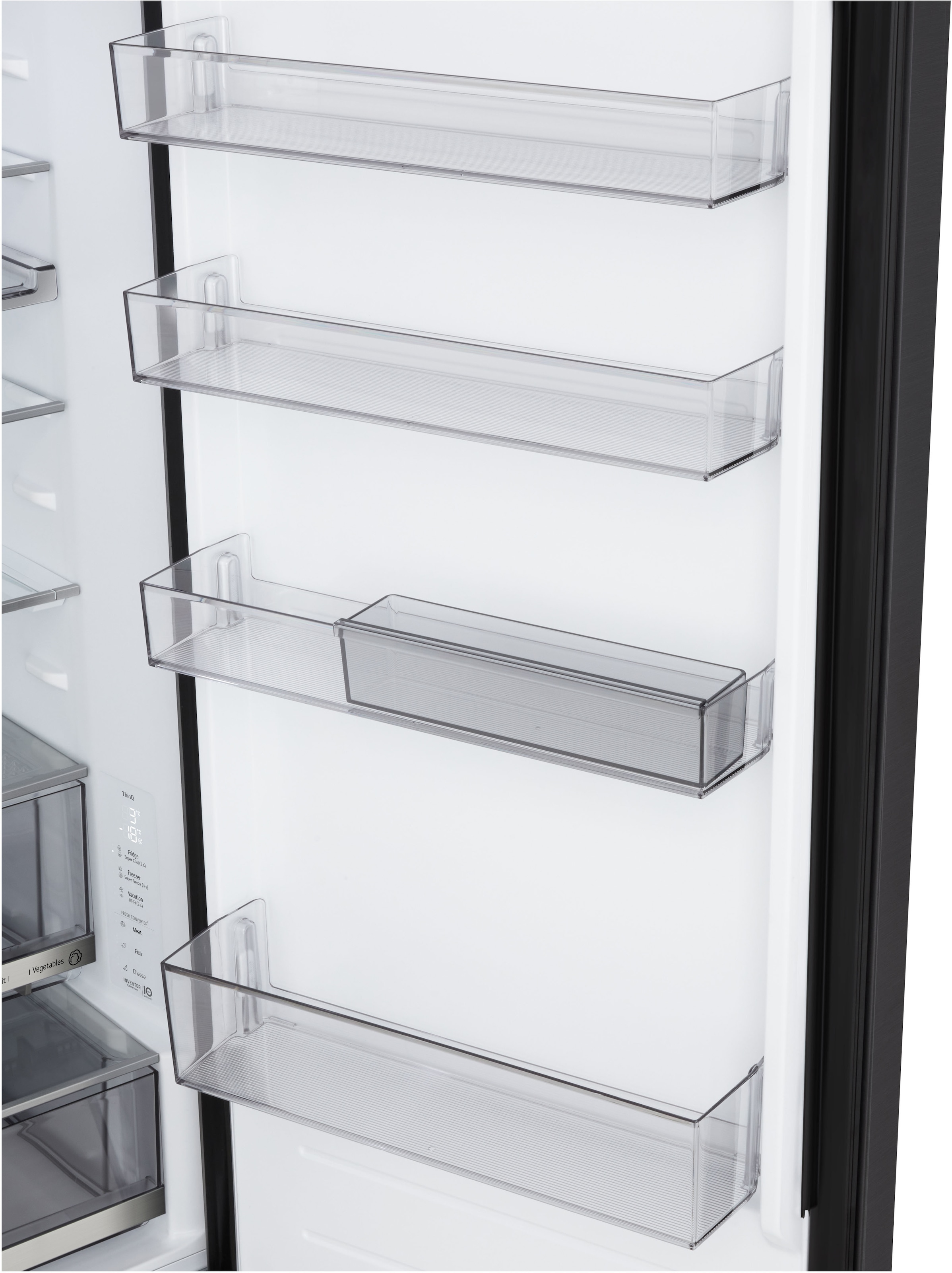 LG Kühl-/Gefrierkombination Serie 7 »GBBS726BEV« 203 cm hoch 59,7 cm breit Vollintegrierbarer Kühlschrank dank frontaler Luftzufuhr und Abluft