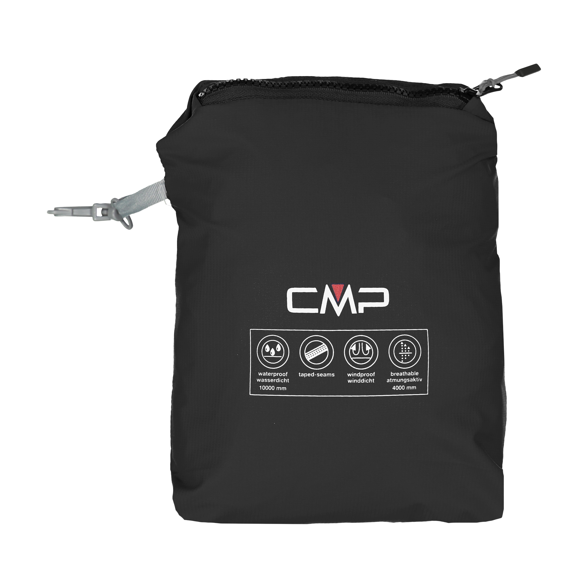 CMP Regenjacke, mit Kapuze, Atmungsaktiv & Winddicht & Wasserdicht