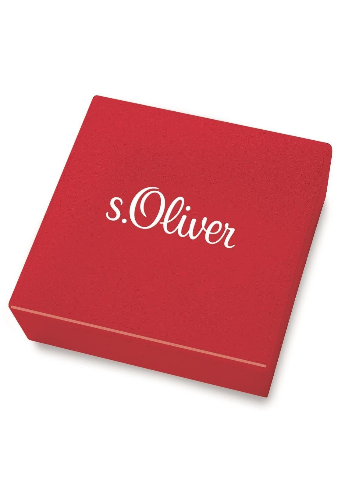 s.Oliver Lederarmband »Hauptkollektion - OTTO online + 2026136«, Infinity/Unendlichkeitsschleife, aus Edelstahl bei Leder