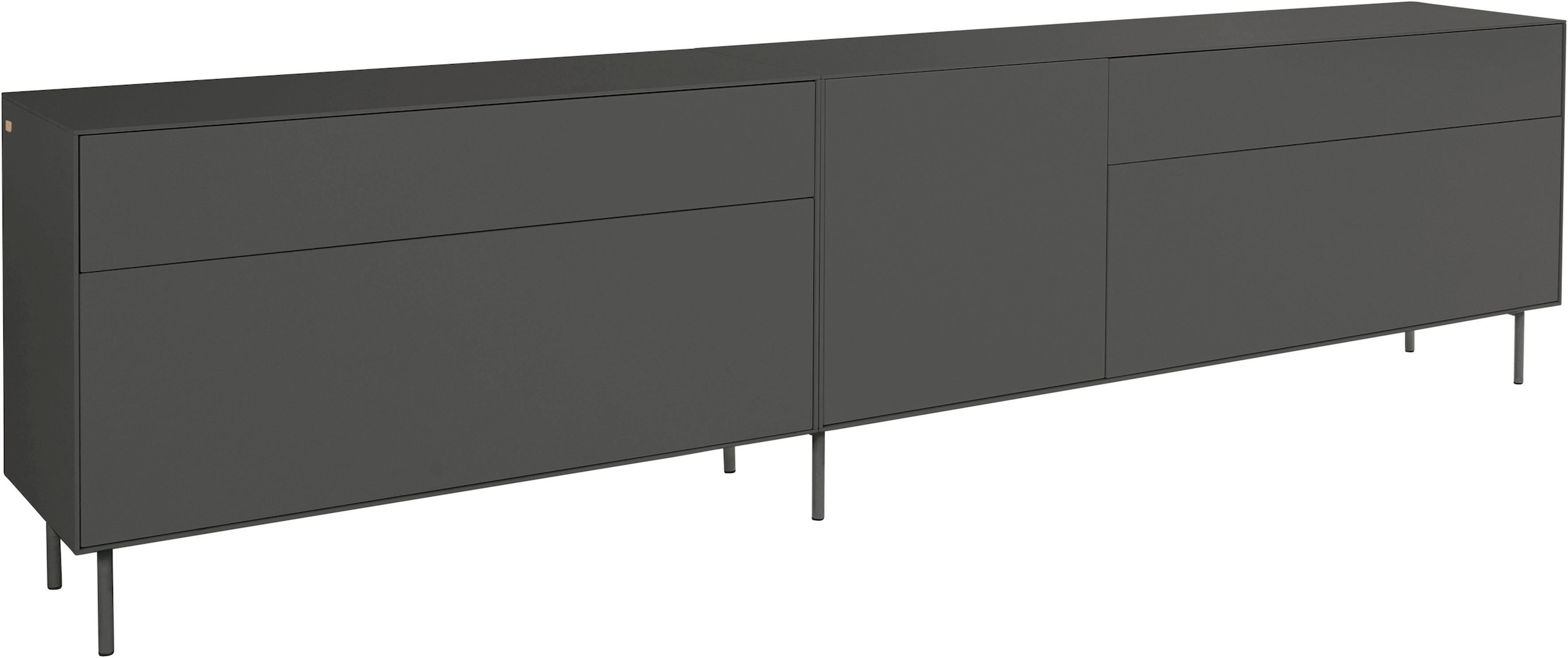LeGer Home by Lena Gercke Lowboard »Essentials«, (2 St.), Breite: 279cm, MDF lackiert, Push-to-open-Funktion