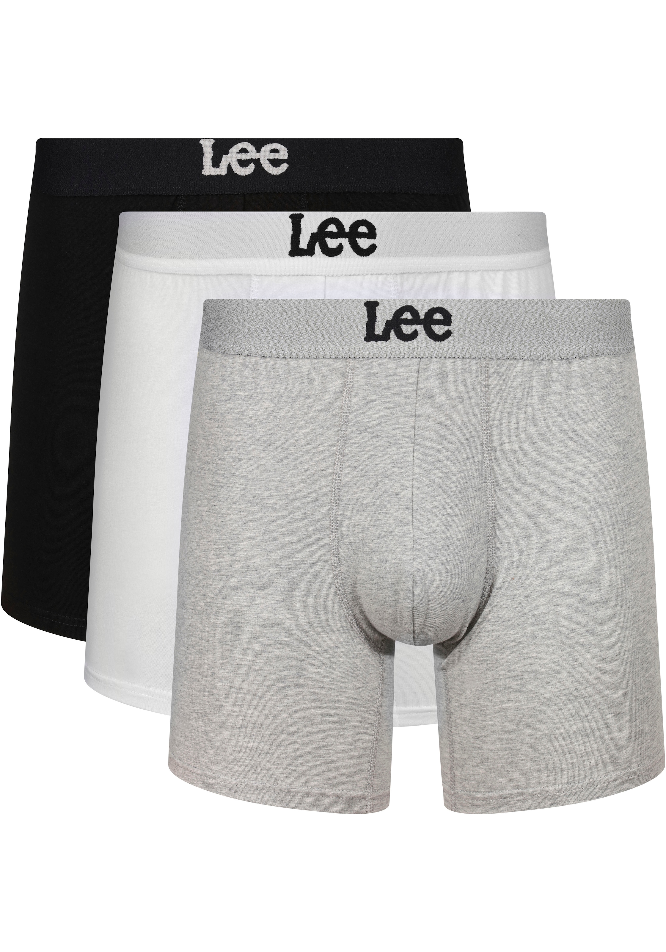 Boxer »LIND«, (3er Pack), Mens Lee Medium Trunk