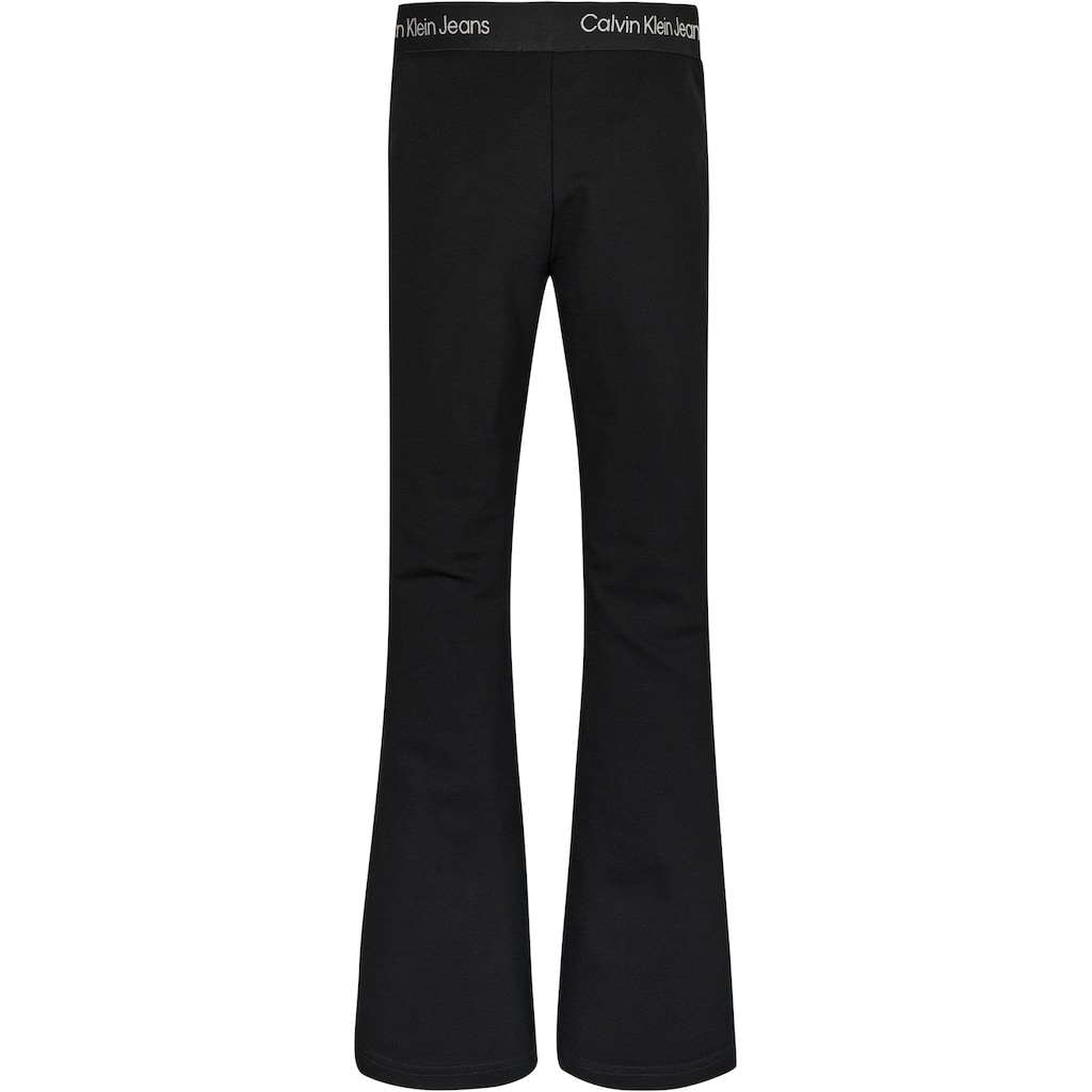Calvin Klein Jeans Jerseyhose »PUNTO TAPE FLARE PANTS«