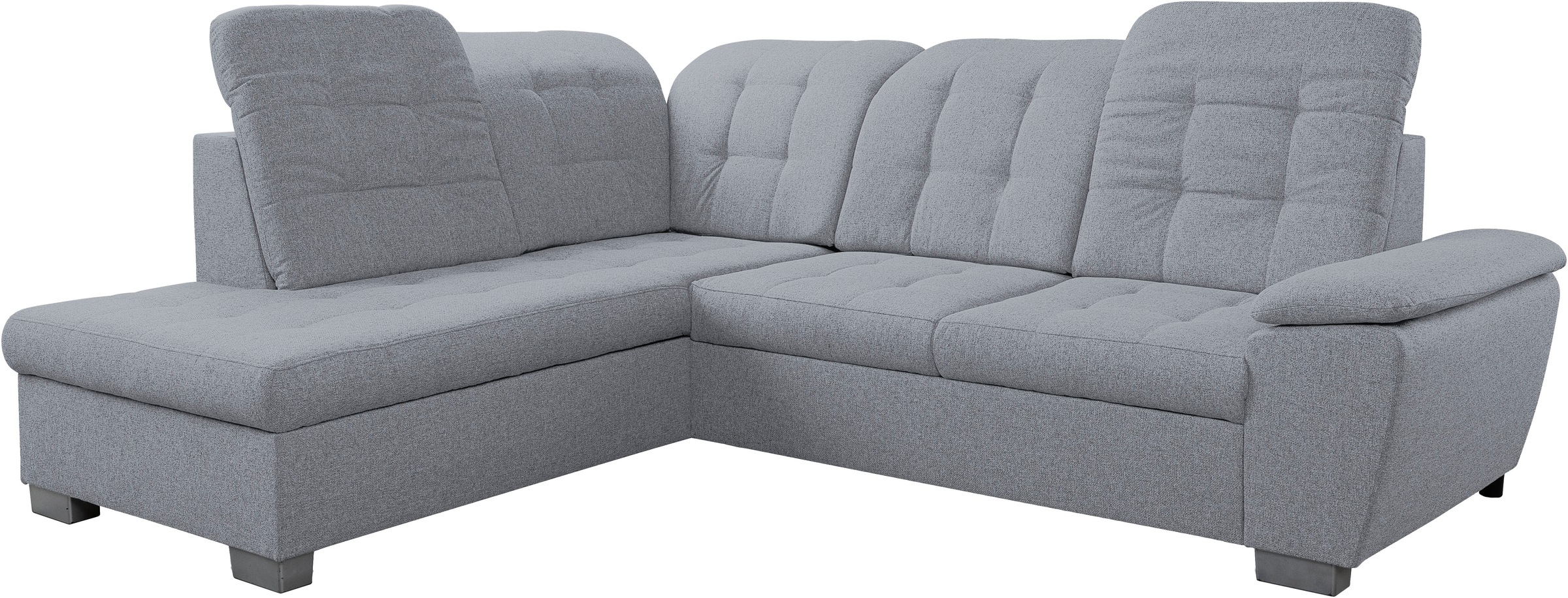 WERK2 Ecksofa »Bonny inkl. Kopfteilverstellung, Bettfunktion, Stauraum, Breite 265cm« Komfortwunder mit Schlaffunktion, verstellbarem Kopfteil & Stauraum.