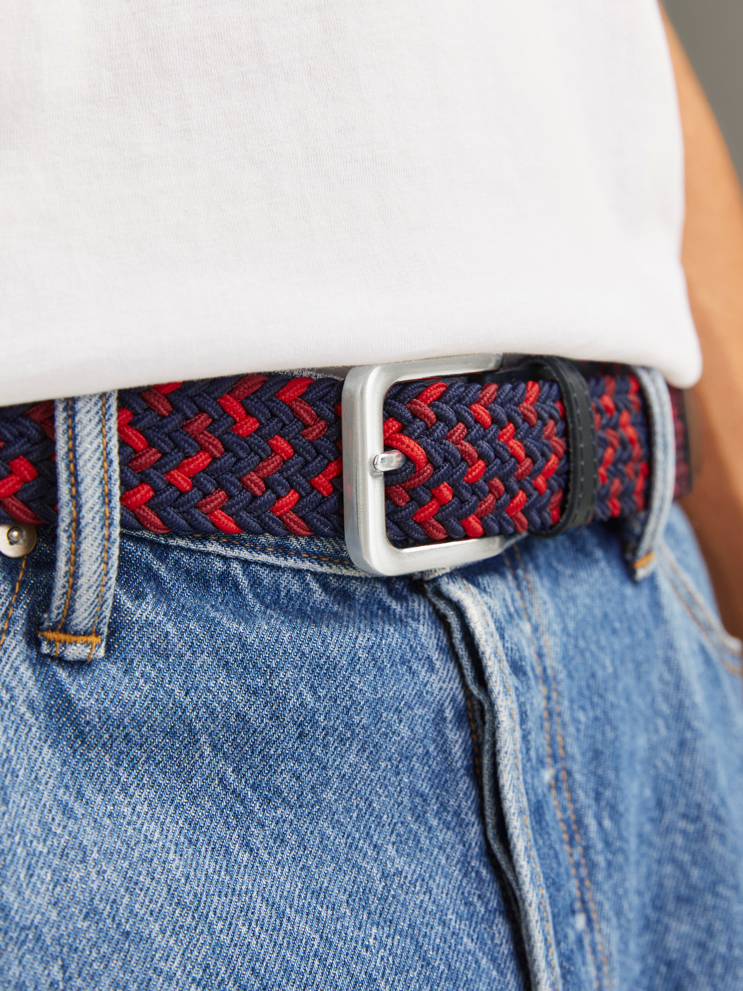 Jack & Jones Stretchgürtel »JACSPRING WOVEN BELT NOOS«