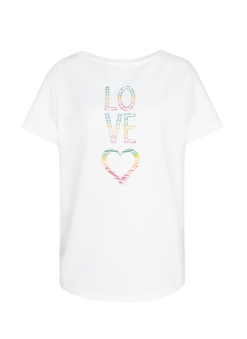 Trigema T-Shirt »TRIGEMA Oversized T-Shirt mit bunten Printmotiven«, (1 tlg.)