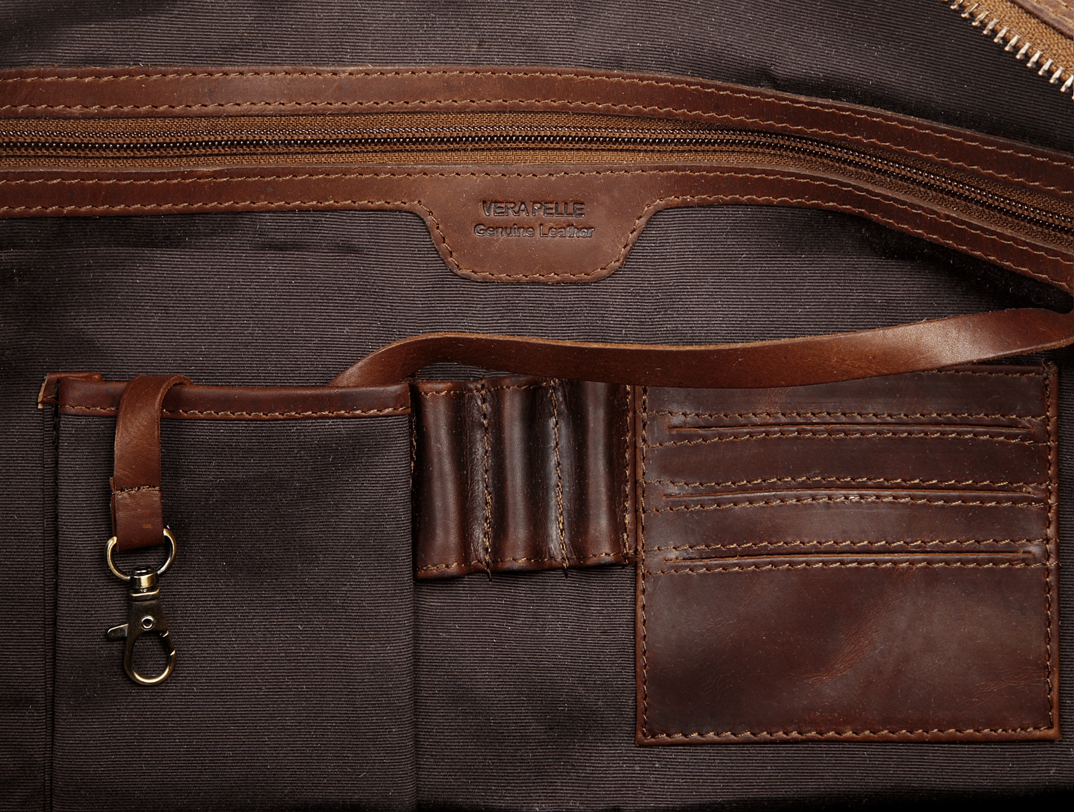 Piké Reisetasche, echt Leder