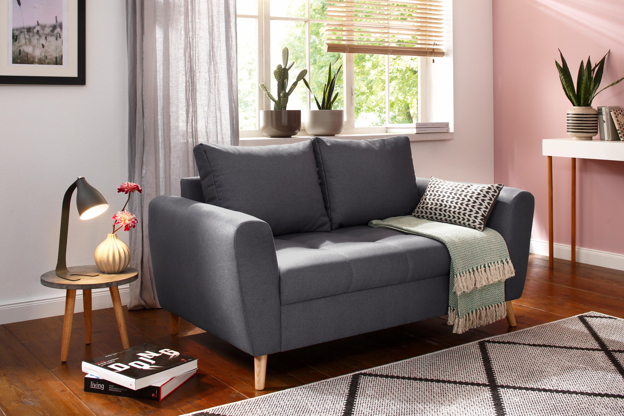 Home affaire 2-Sitzer »Penelope«, mit feiner Steppung im skandinavischem Design kaufen