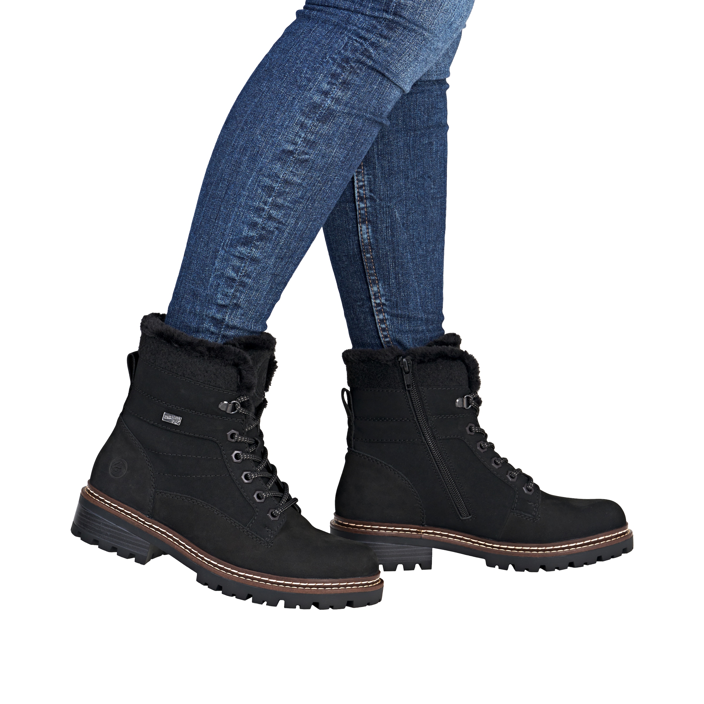 Remonte Winterstiefelette »Elisabeth Hurley-Collection«  Schnürboots mit wasserabweisender TEX-Membran und Fiber Grip