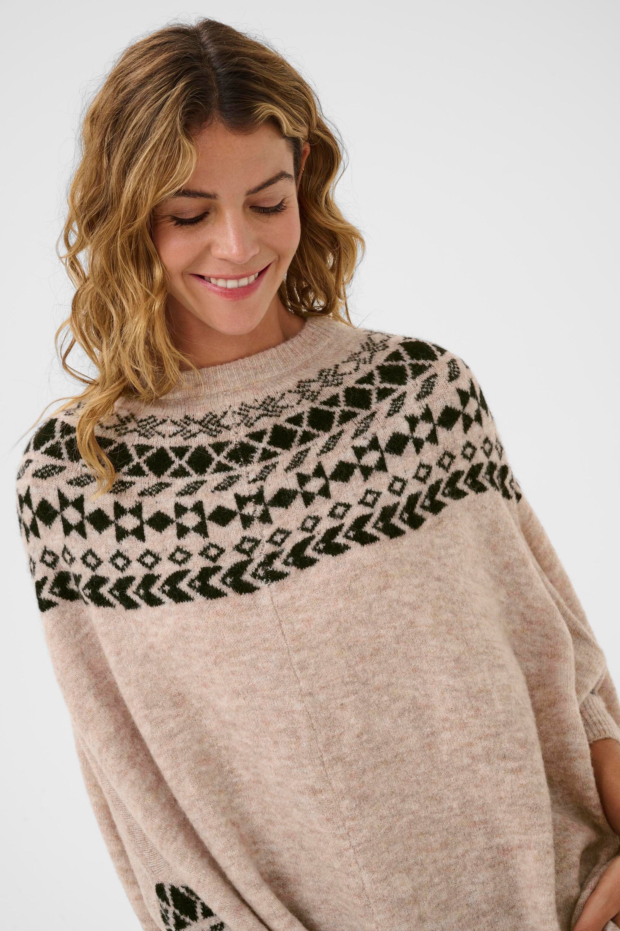 Cream Strickponcho »Damen Poncho CRCherrie«