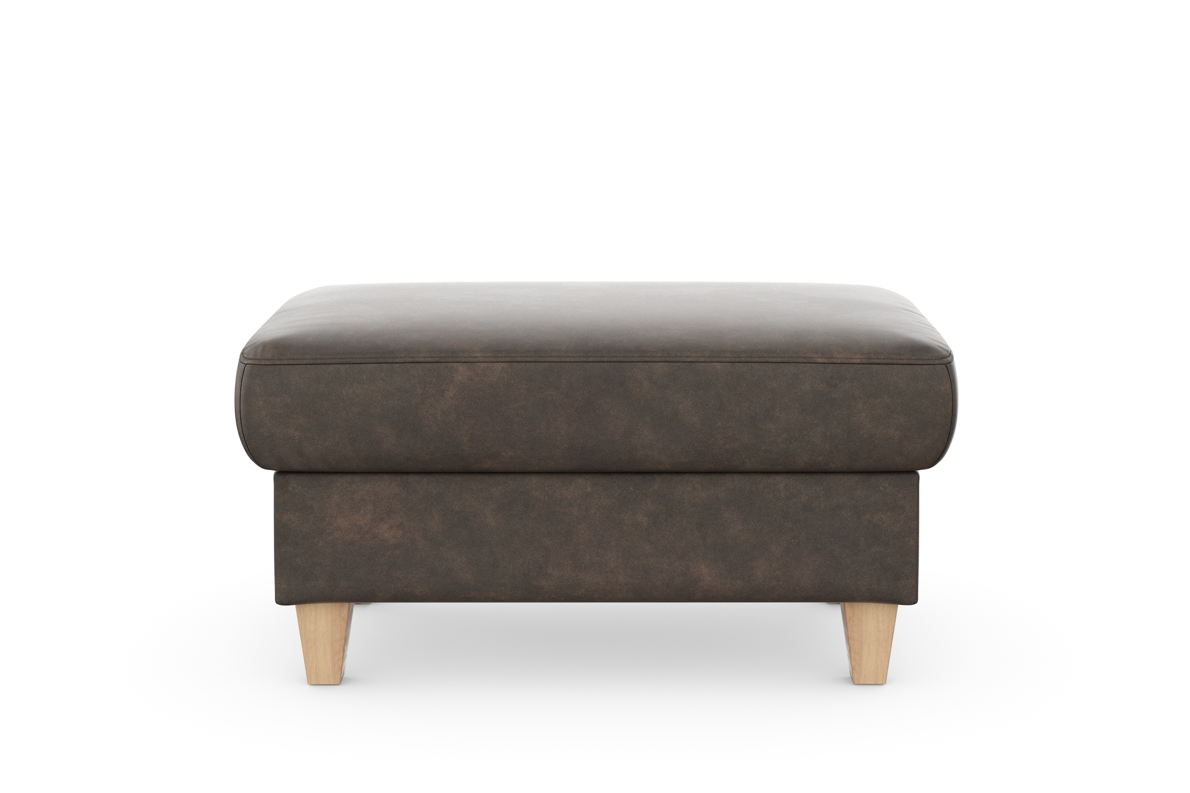 sit&more Stauraumhocker »Farö«, mit Stauraum und Federkern und naturfarbenen Füßen