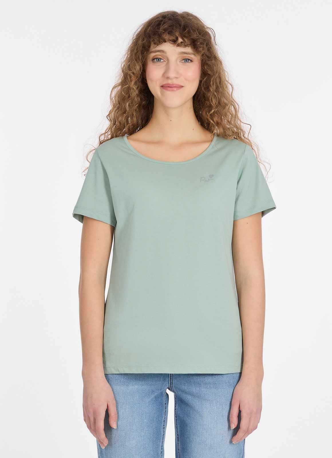 Ragwear Kurzarmshirt »MINTTA« Kurzarmshirt, aus Baumwolle und Polyester, lockere Passform, mit Druck