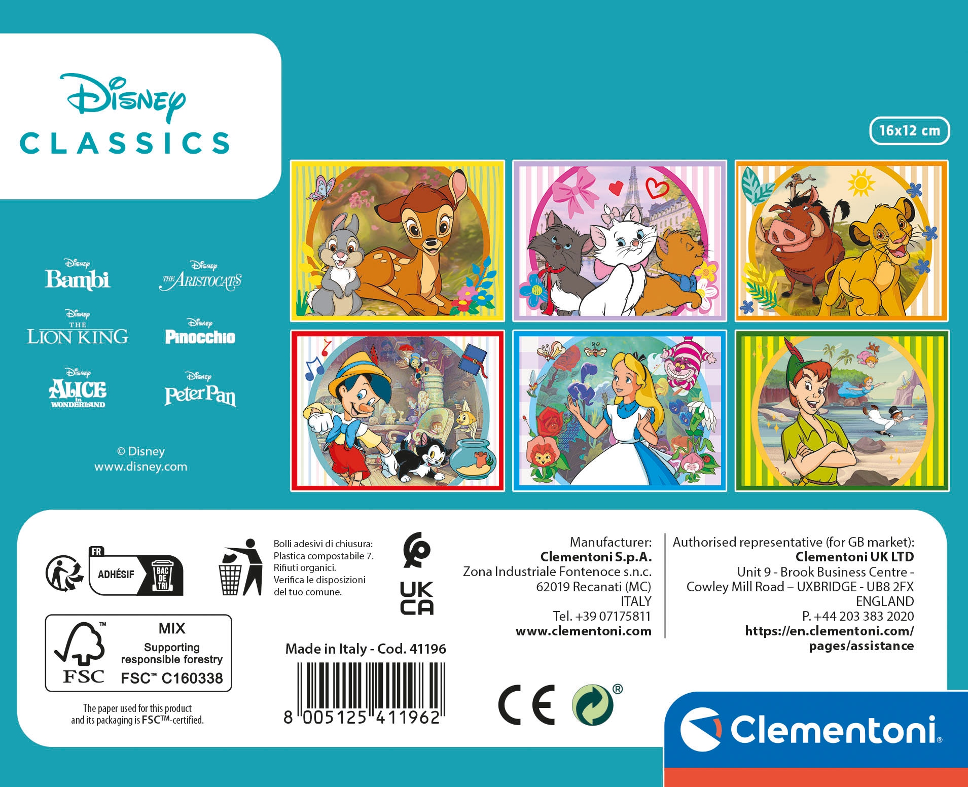 Clementoni® Würfelpuzzle »Disney Classics«, Made in Europe