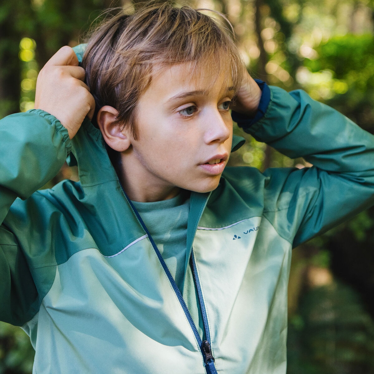 VAUDE Regenjacke »KIDS TURACO JACKET III«, mit Kapuze, für Kinder