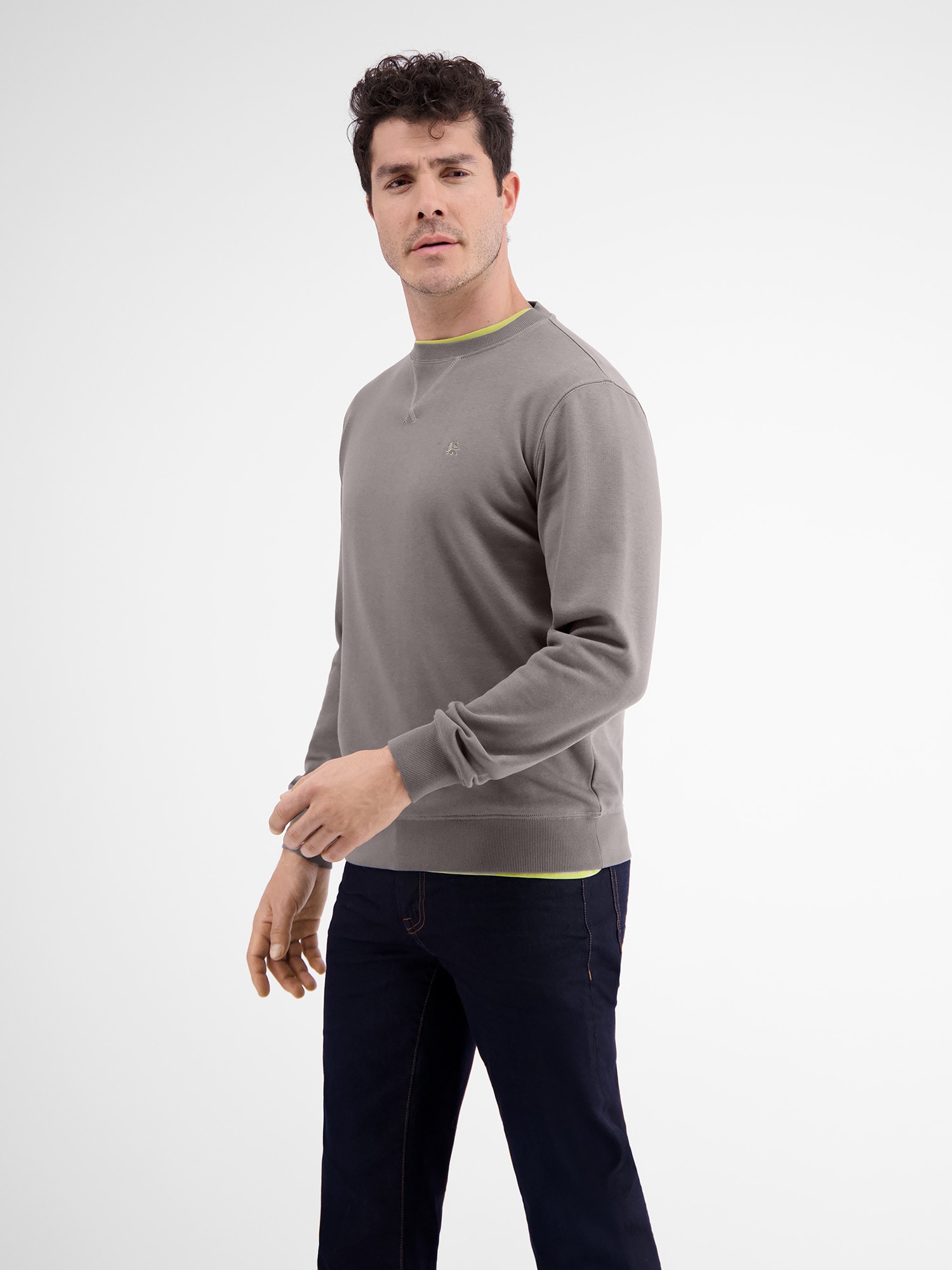 LERROS Sweatshirt »LERROS Leichter Sweater in Strukturqualität«