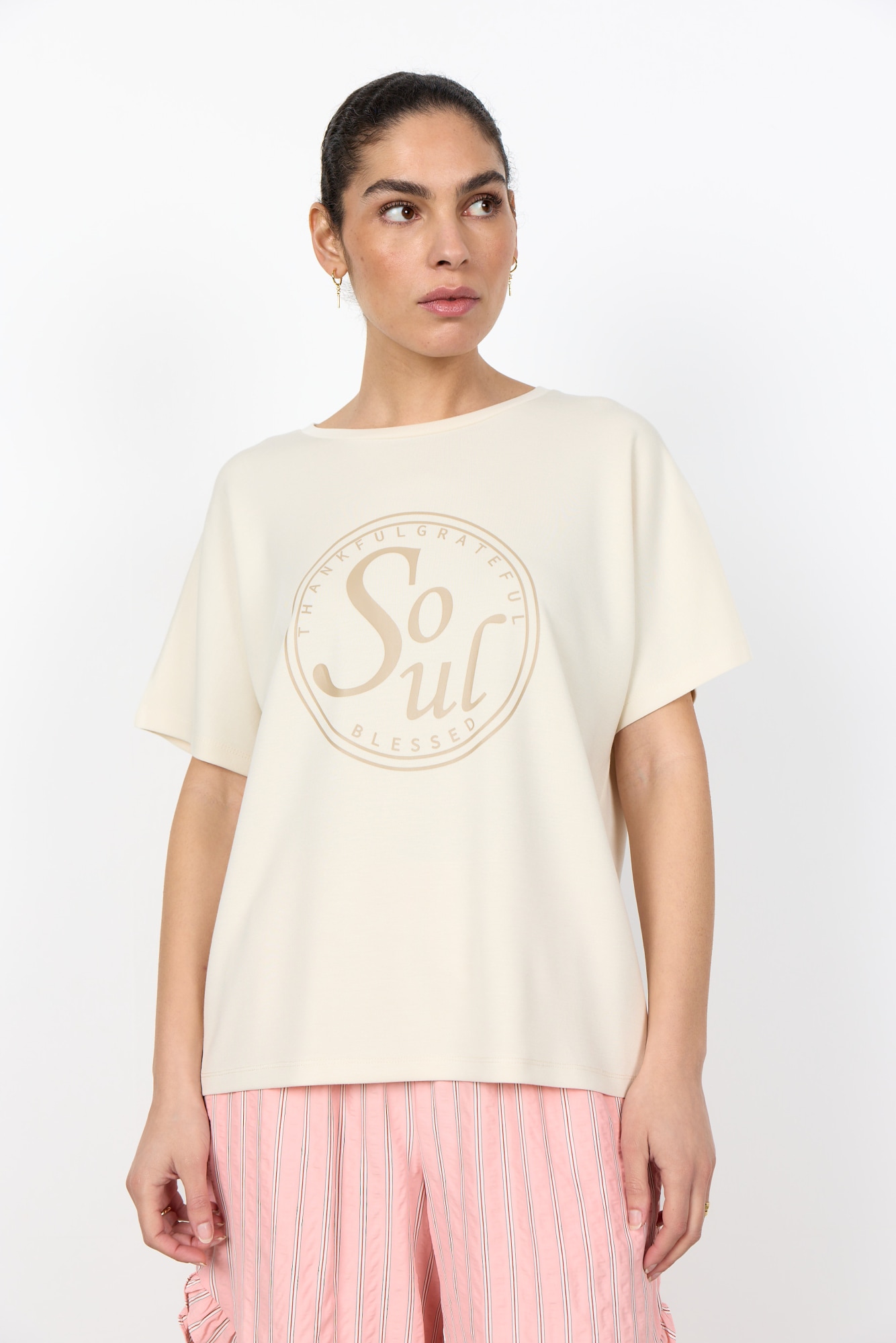 soyaconcept Kurzarmshirt »SC-BANU 301« Viskosemischung
