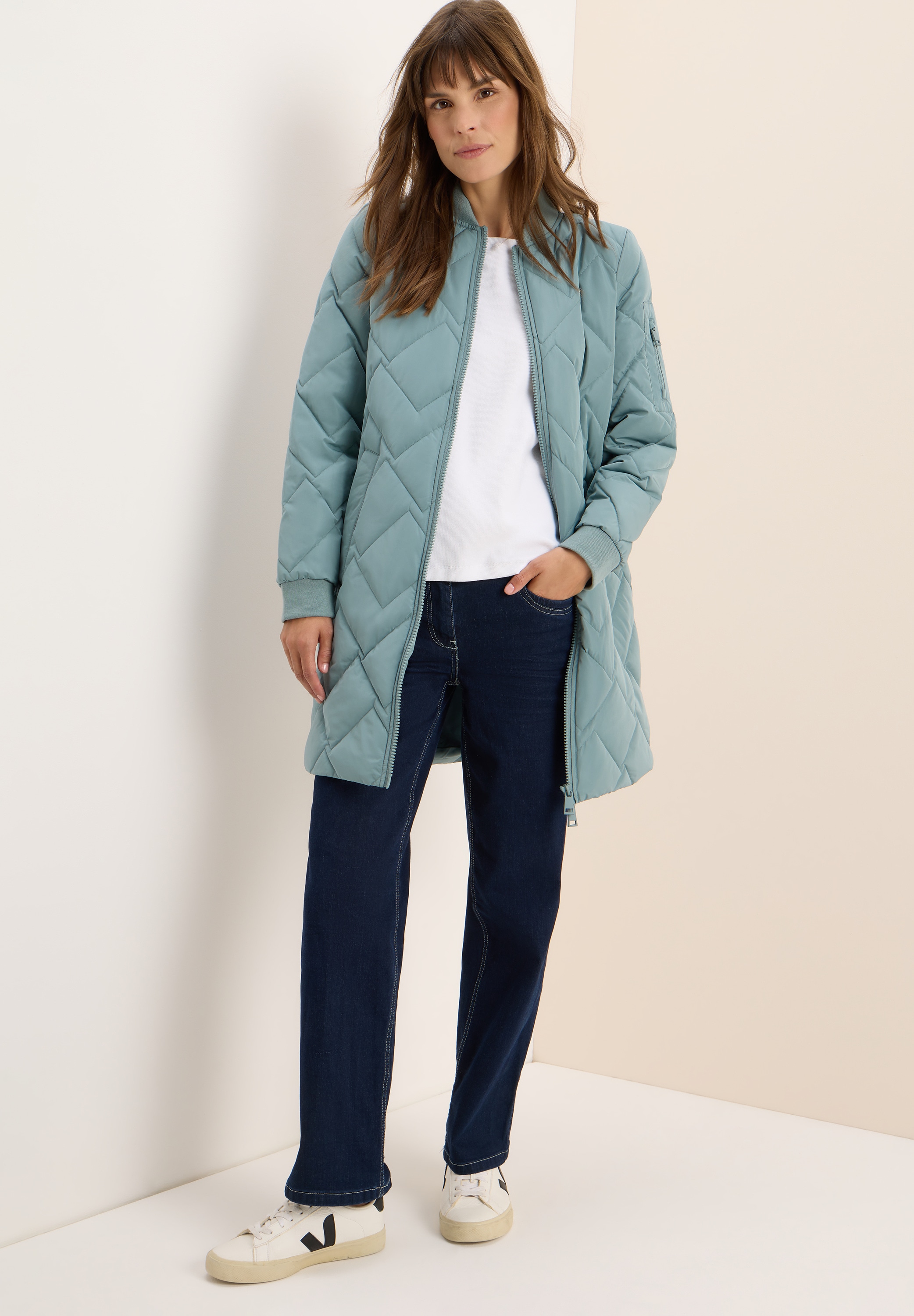 Cecil Steppmantel, leicht gefüttert, Stepp-Blouson