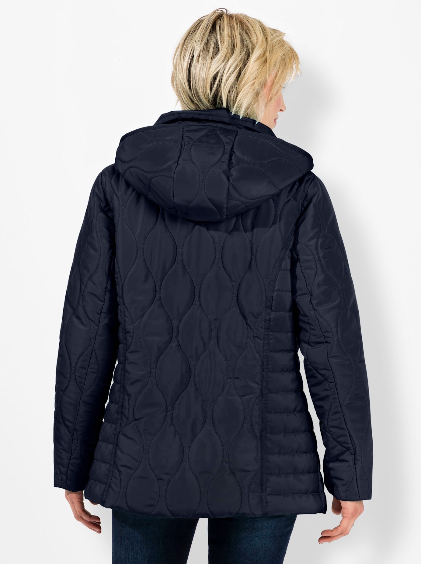 Classic Basics Steppjacke, mit Kapuze