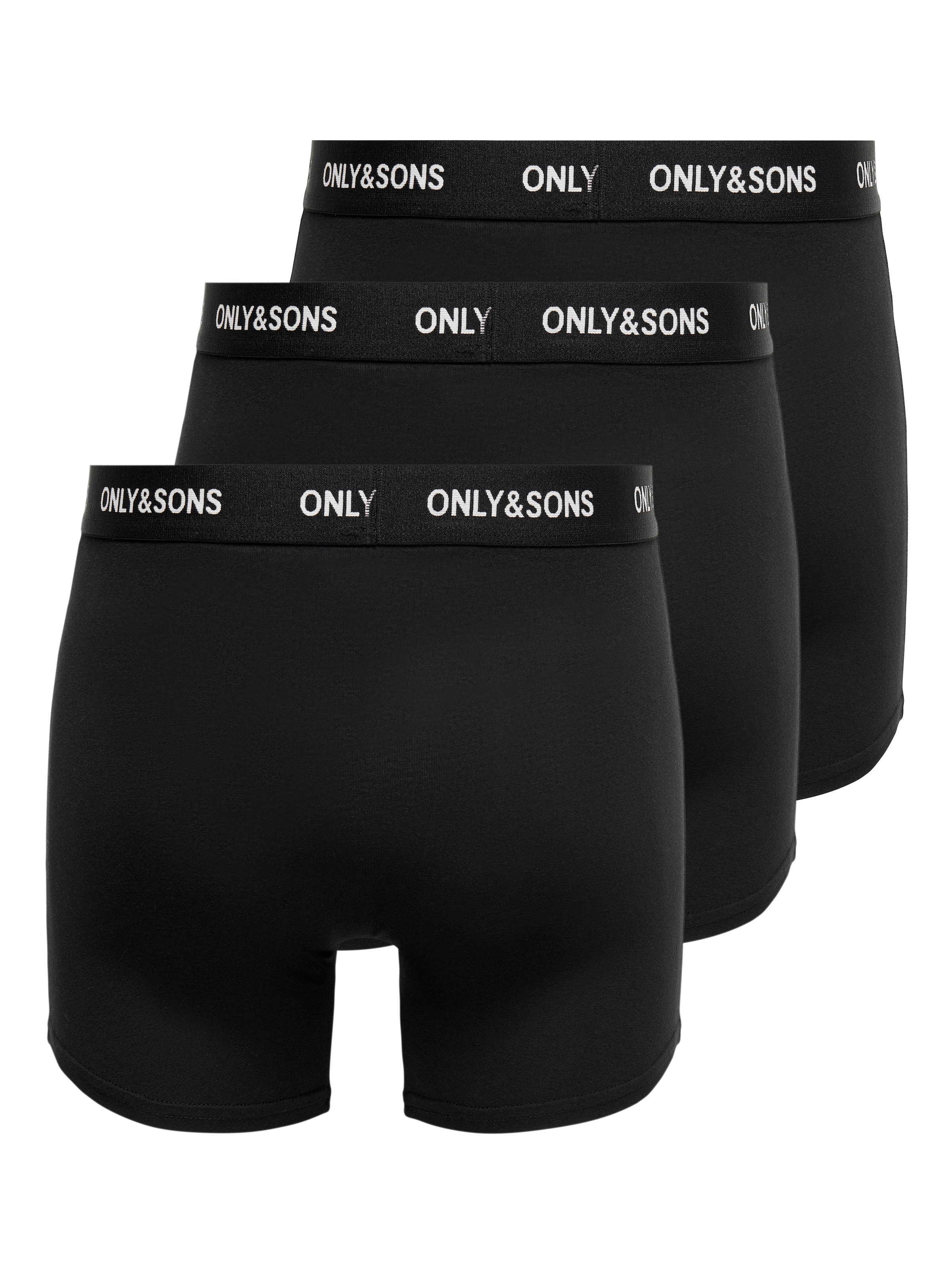 ONLY & SONS Trunk »ONSFITZ SOLID BLACK TRUNK 3PACK3854 NOOS« Packung, 3 Stk.