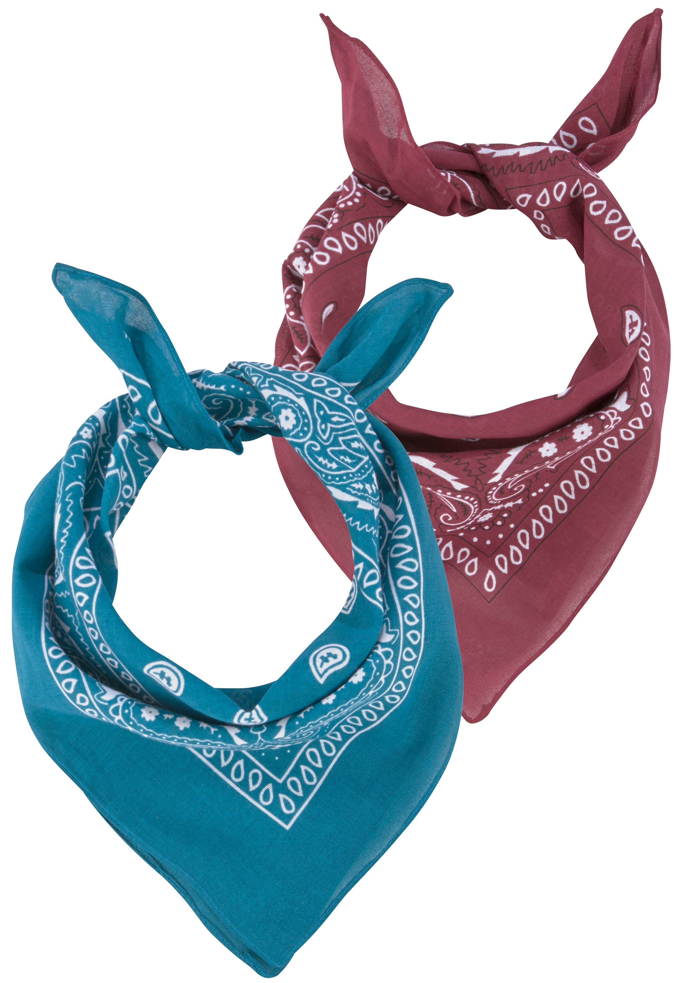 J.Jayz Bandana, (Set, 2 St.), mit Paisley-Muster