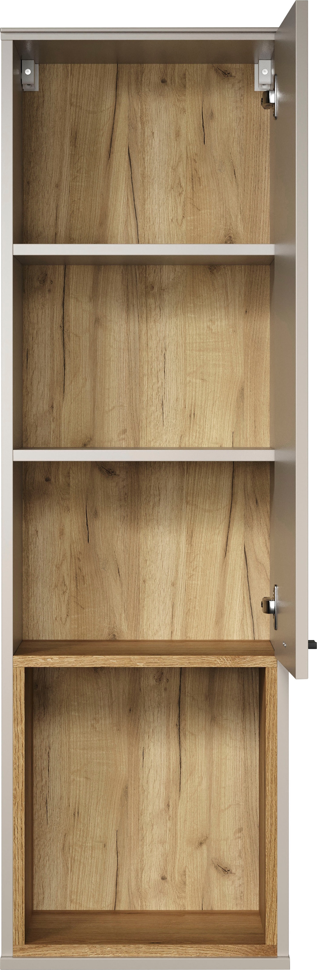 Places of Style Hängevitrine »San Pedro«, (1 St.), Hängeschrank mit Metallgriff - (B/T/H) 40/37/130 cm