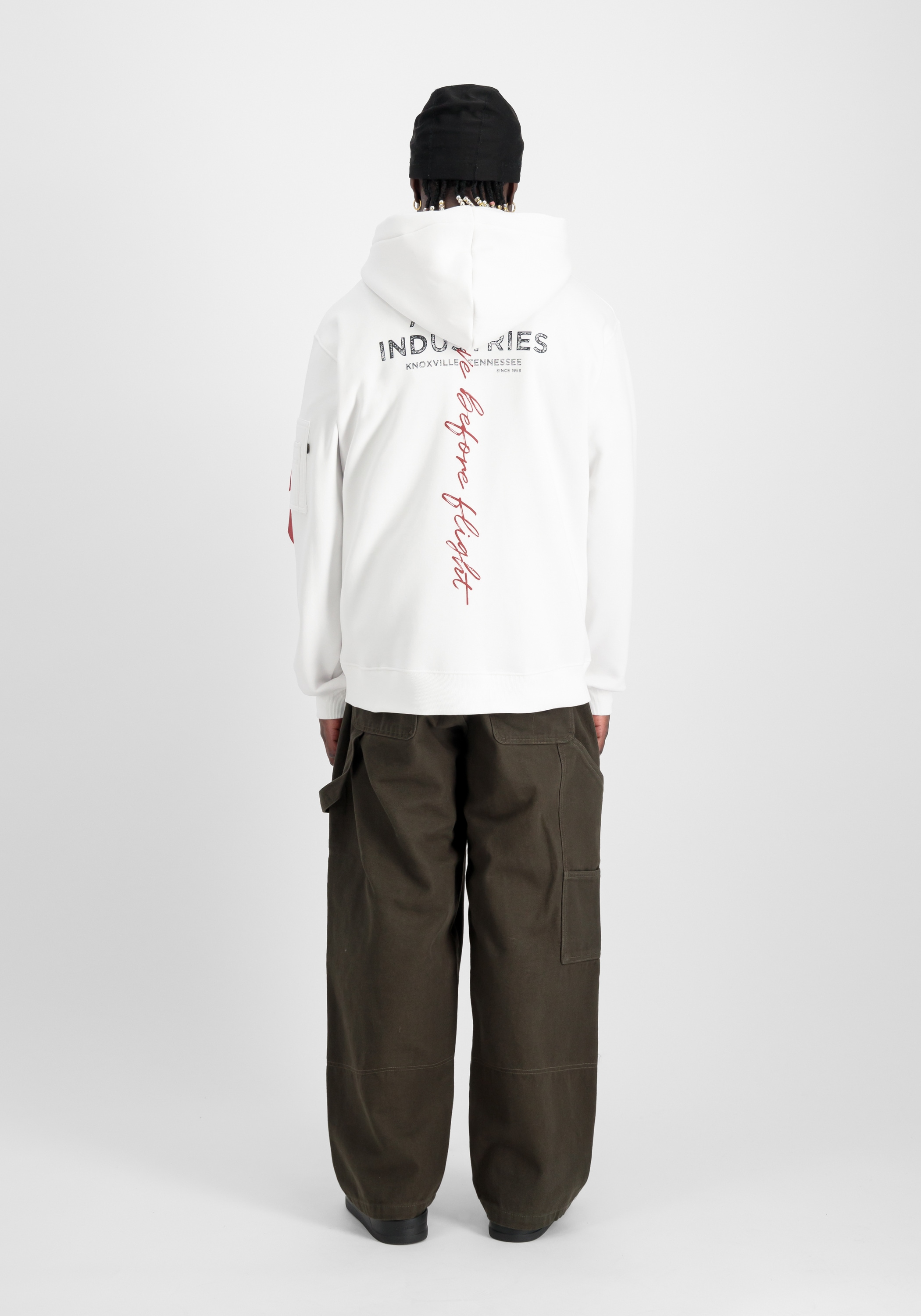 Alpha Industries Hoodie »Alpha Industries Men - Hoodies Signature Backprint Hoodie«