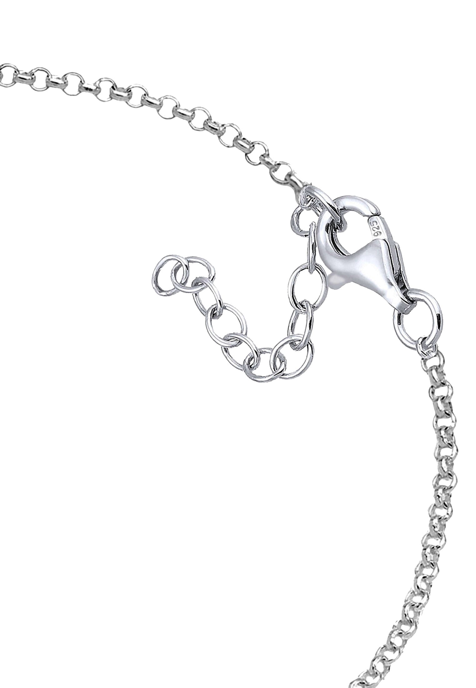 Elli Armkette »Armband Armkette Herz Love Basic 925 Silber«