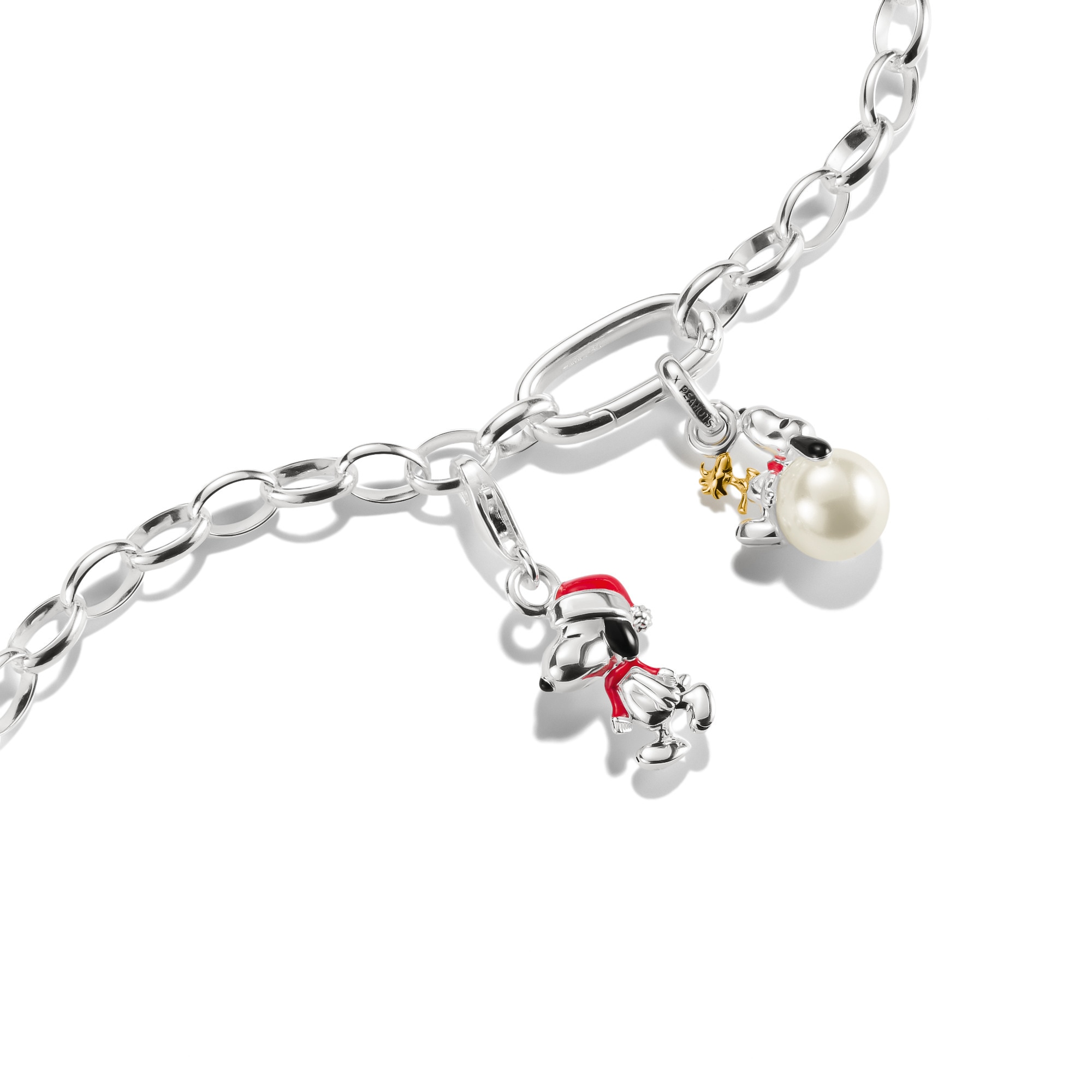 THOMAS SABO Charm-Einhänger »THOMAS SABO x Peanuts Snoopy Santa Edition Charm - Original«