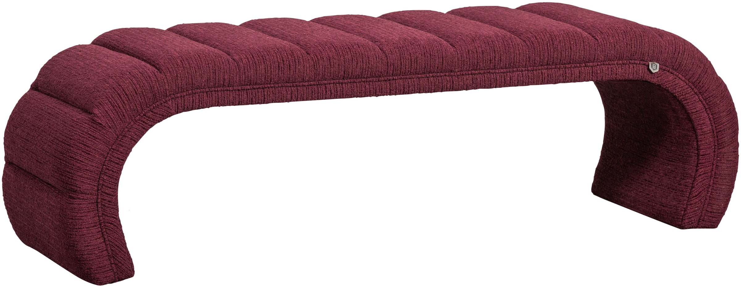 WOOOD Bank »Traffic«, Sitzbank mit grob gewebten Stoff, Breite 163 cm