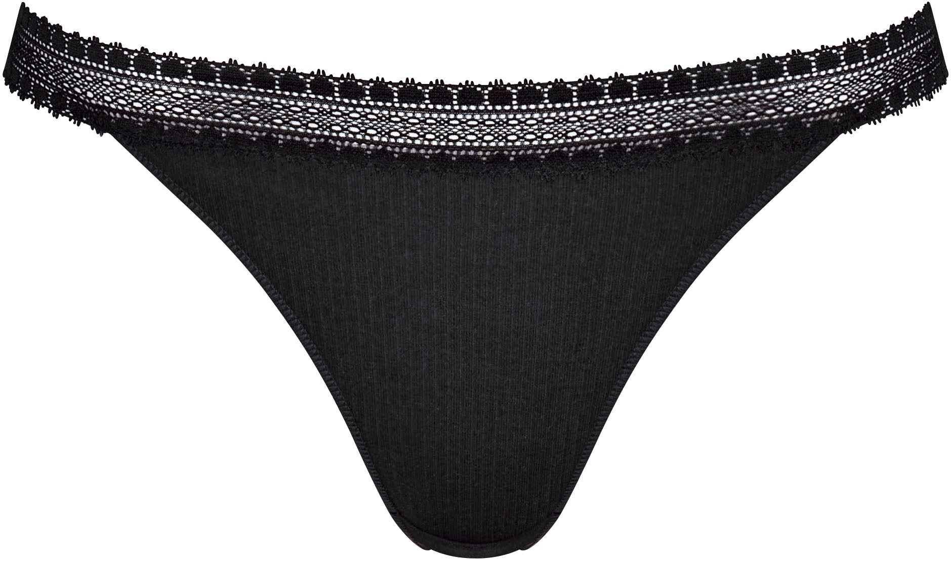sloggi Slip »GO Ribbed R Tanga C2P«, (2er Pack), Rippstruktur