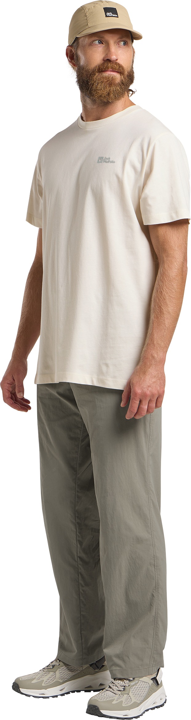 Jack Wolfskin T-Shirt »ESSENTIAL T M«, weiches, klassisches T-Shirt aus atmungsaktiver Bio-Baumwolle