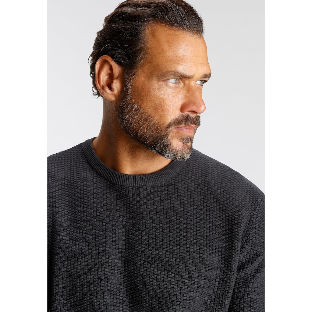 H.I.S Strickpullover, in besonderer Strick-Optik