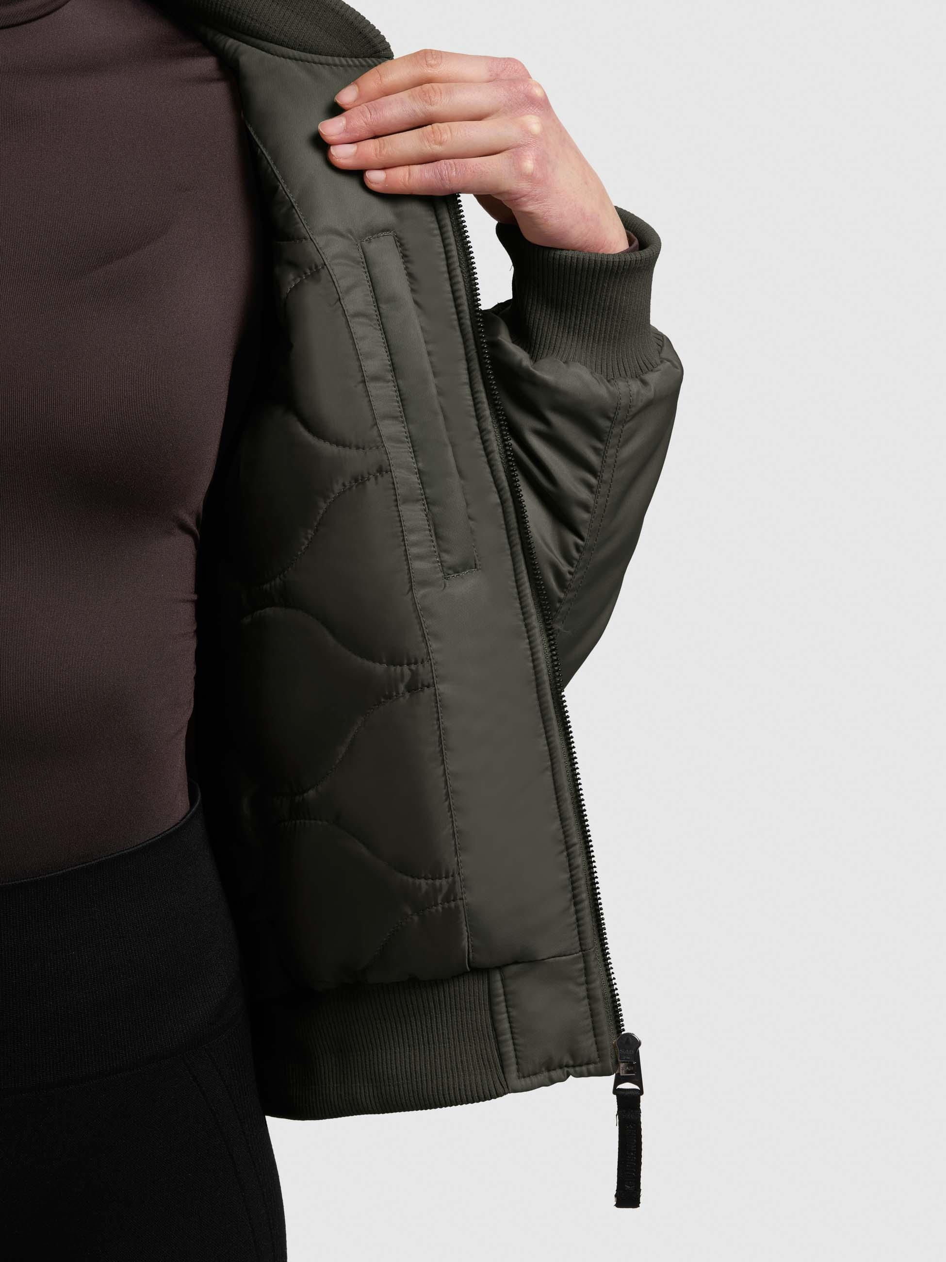 khujo Bomberjacke »Bomberjacke Kasia« ohne Kapuze Modische kurze Damen Winterjacke