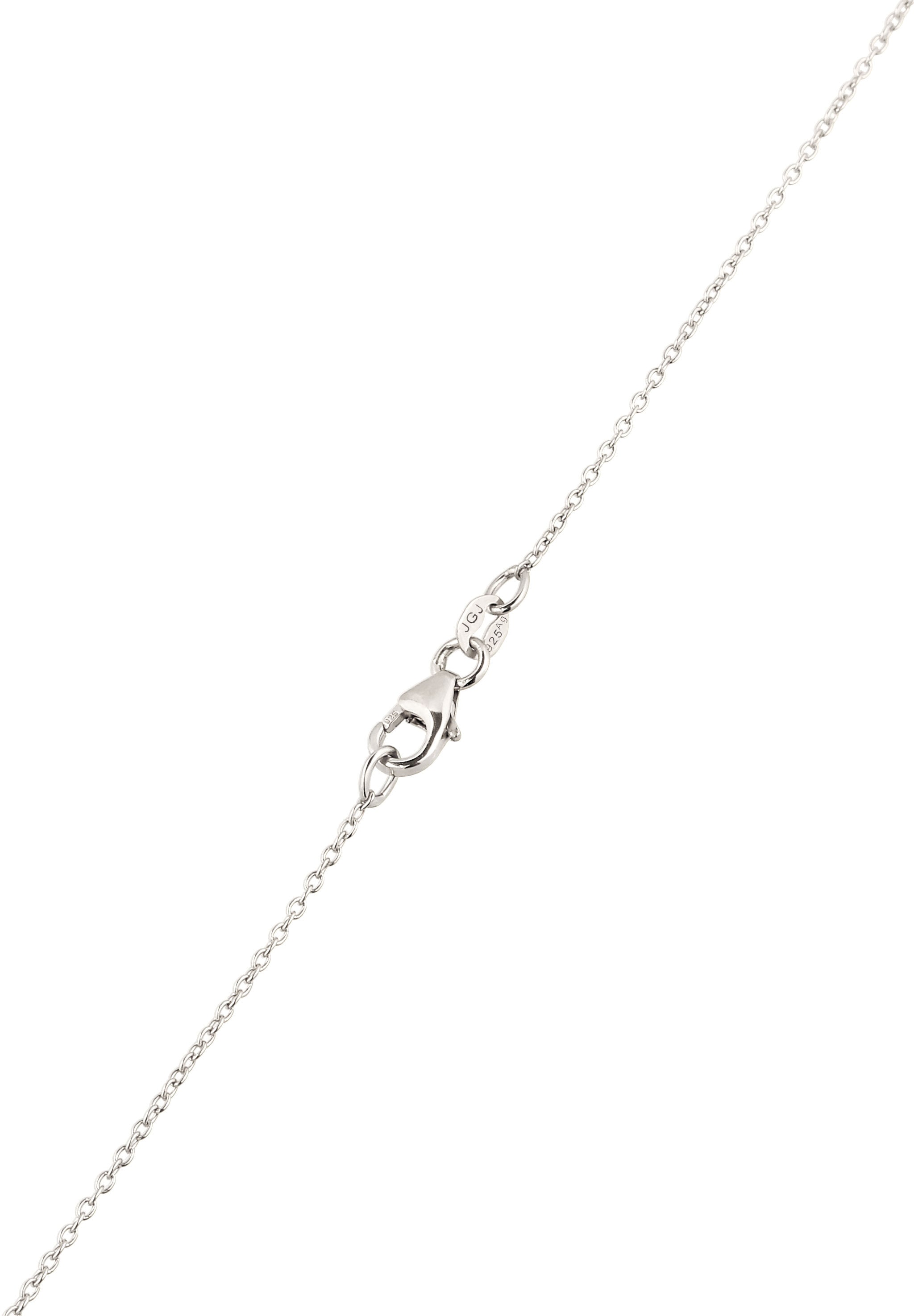 Elli Silberkette »Halskette Hufeisen mit Kristallen von Swarovski(R) 925 Sterling Silber«