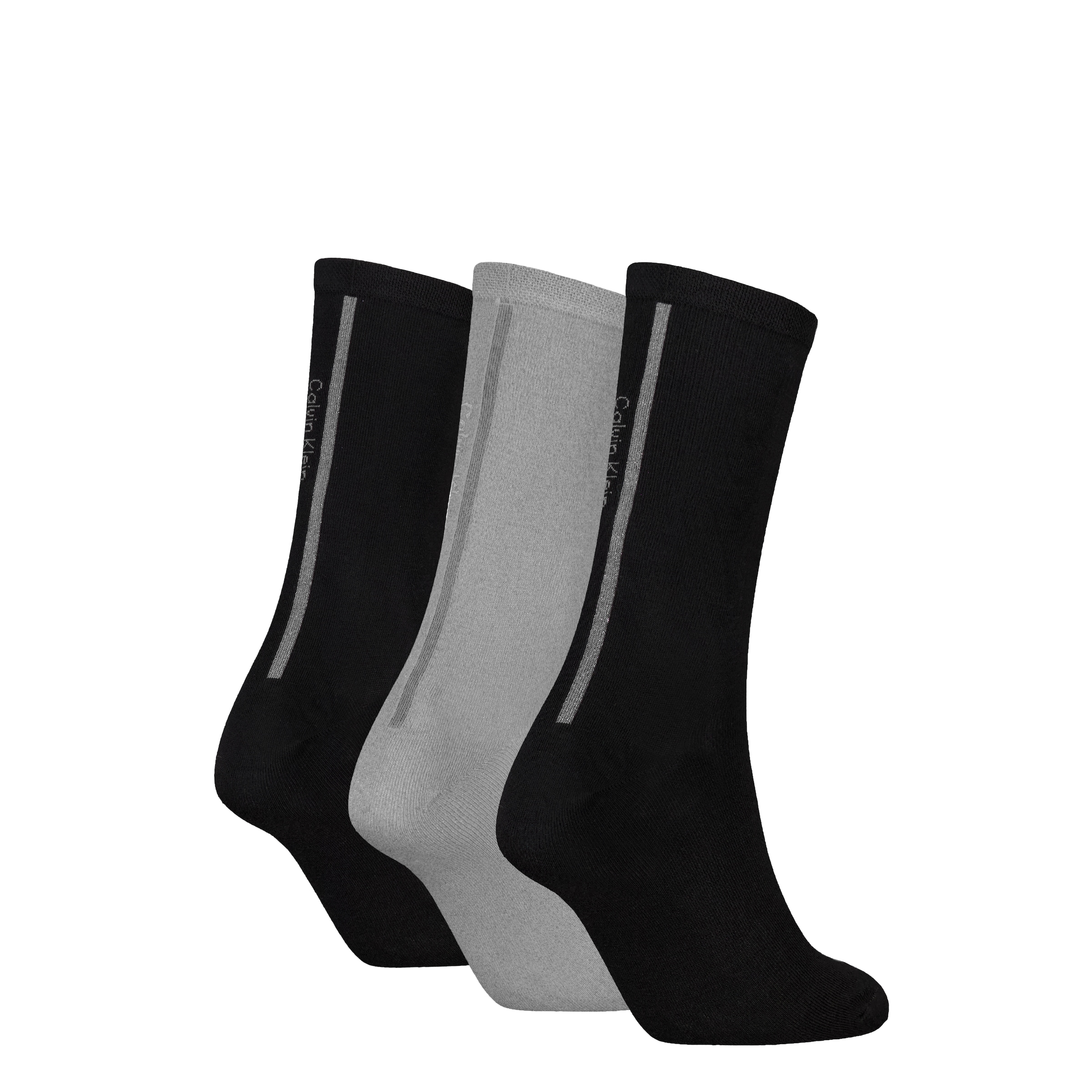 Calvin Klein Socken »CK WOMEN SOCK 3P GIFTBOX LUREX STRIPE«, (3er Pack)