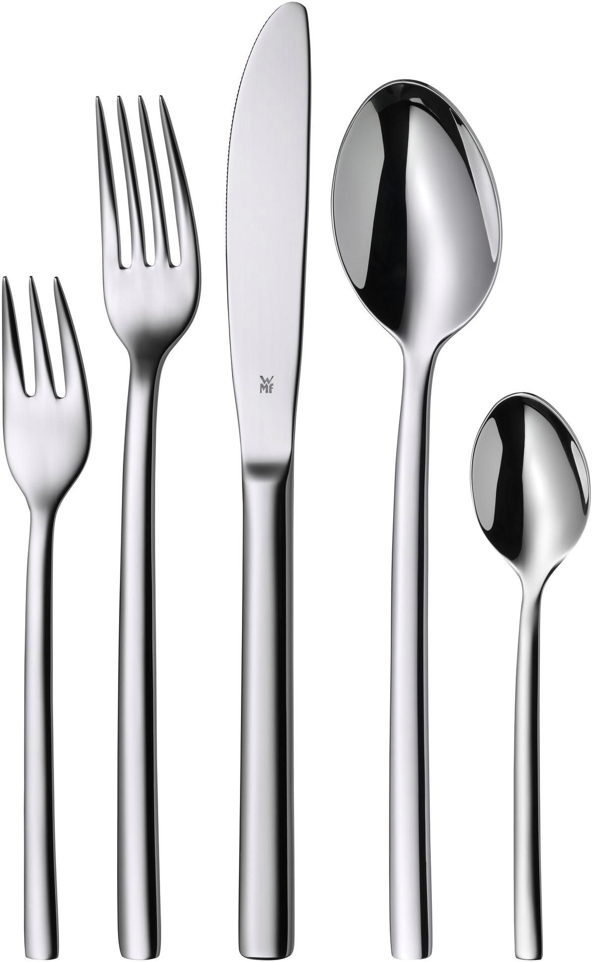 WMF Besteck-Set »Miami«, (Set, 60 tlg.), Cromargan® Edelstahl Rostfrei 18/10, 60 Teile