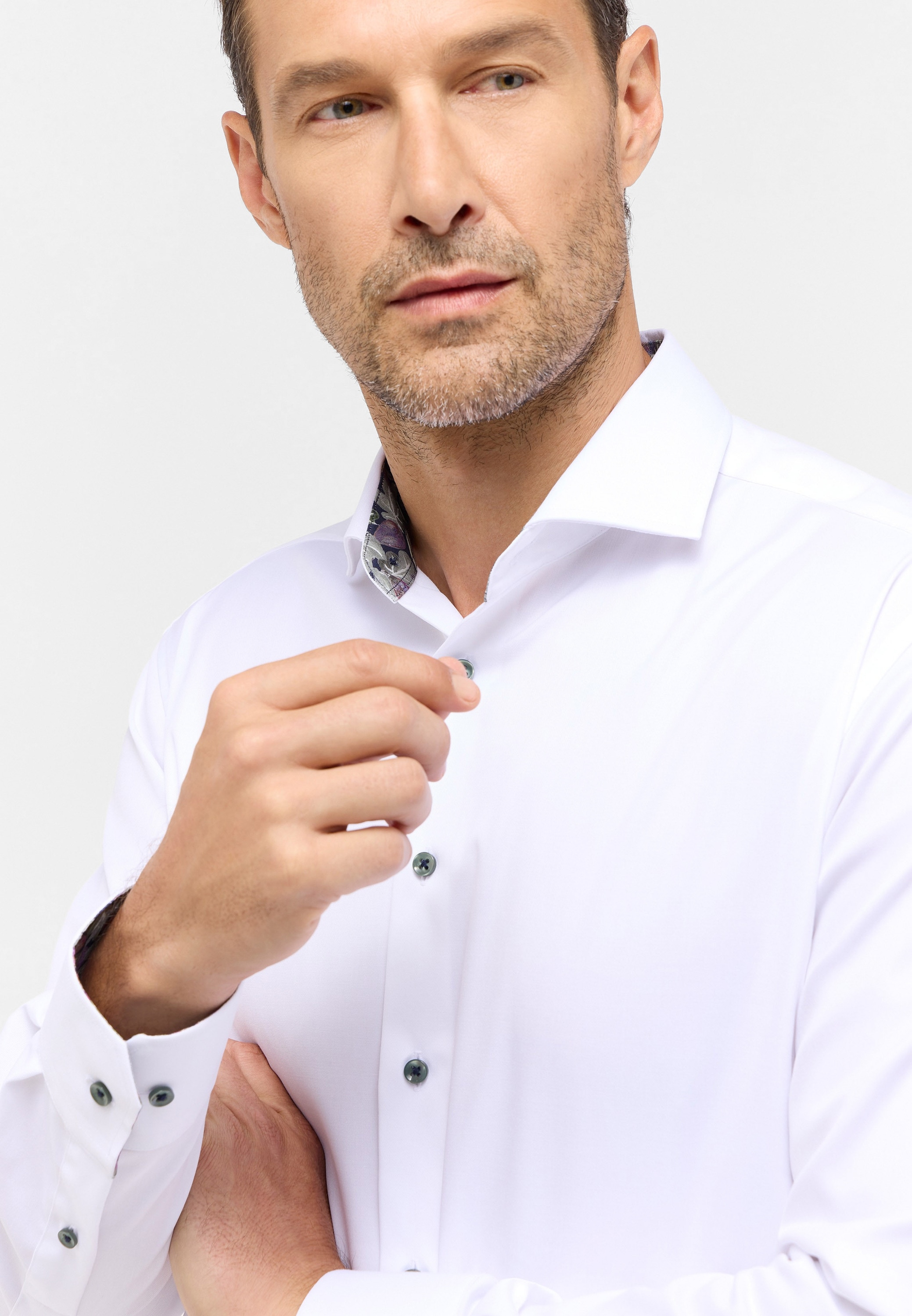Eterna Langarmhemd »MODERN FIT«, NON IRON (bügelfrei)