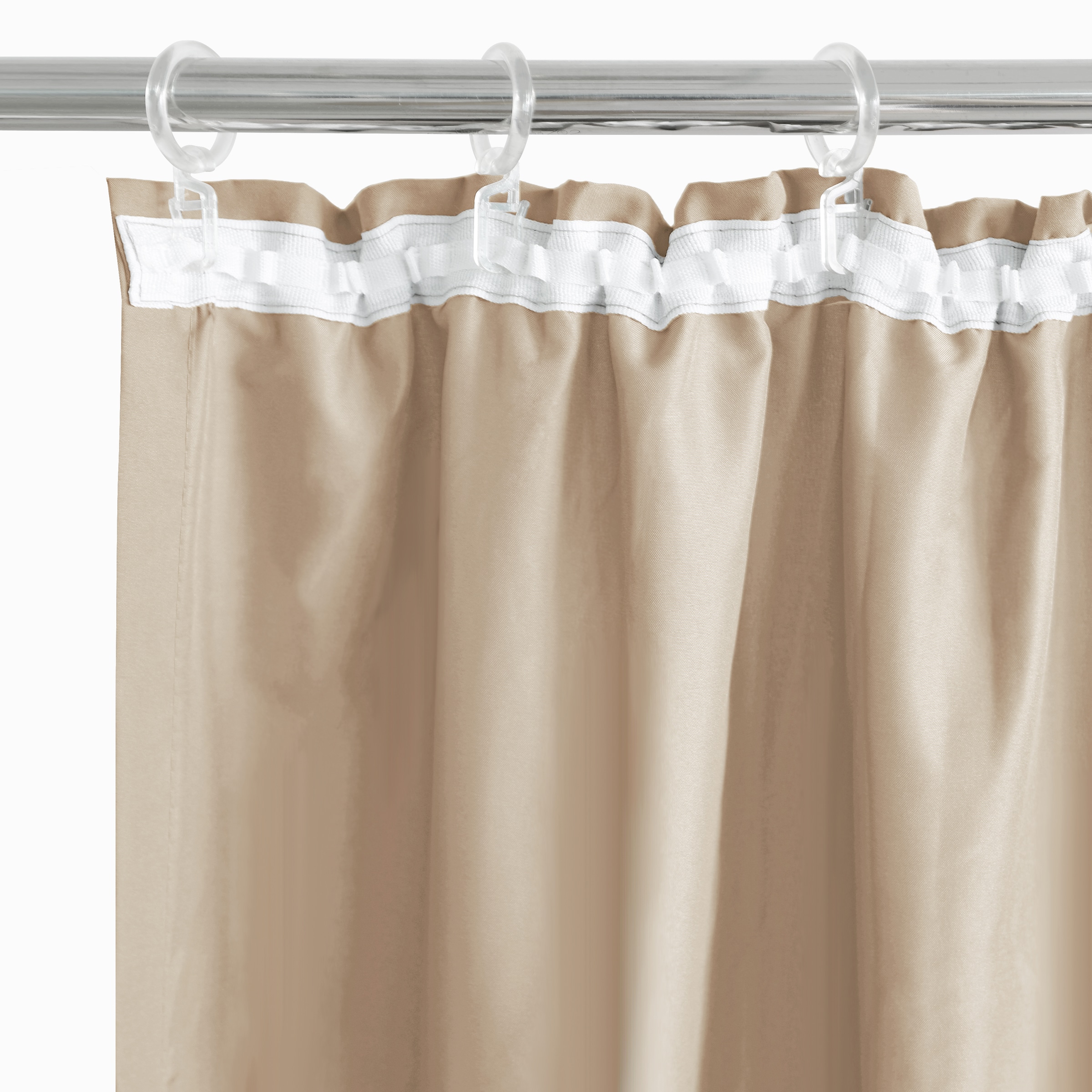 OTTO home Vorhang »Raja, Gardinen mit Kräuselband, Vorhänge Wohnzimmer« Kräuselband 2 Stk. tlg. 2er-Set, Bestseller, einfarbig, modern, pflegeleicht, Mikrofaser