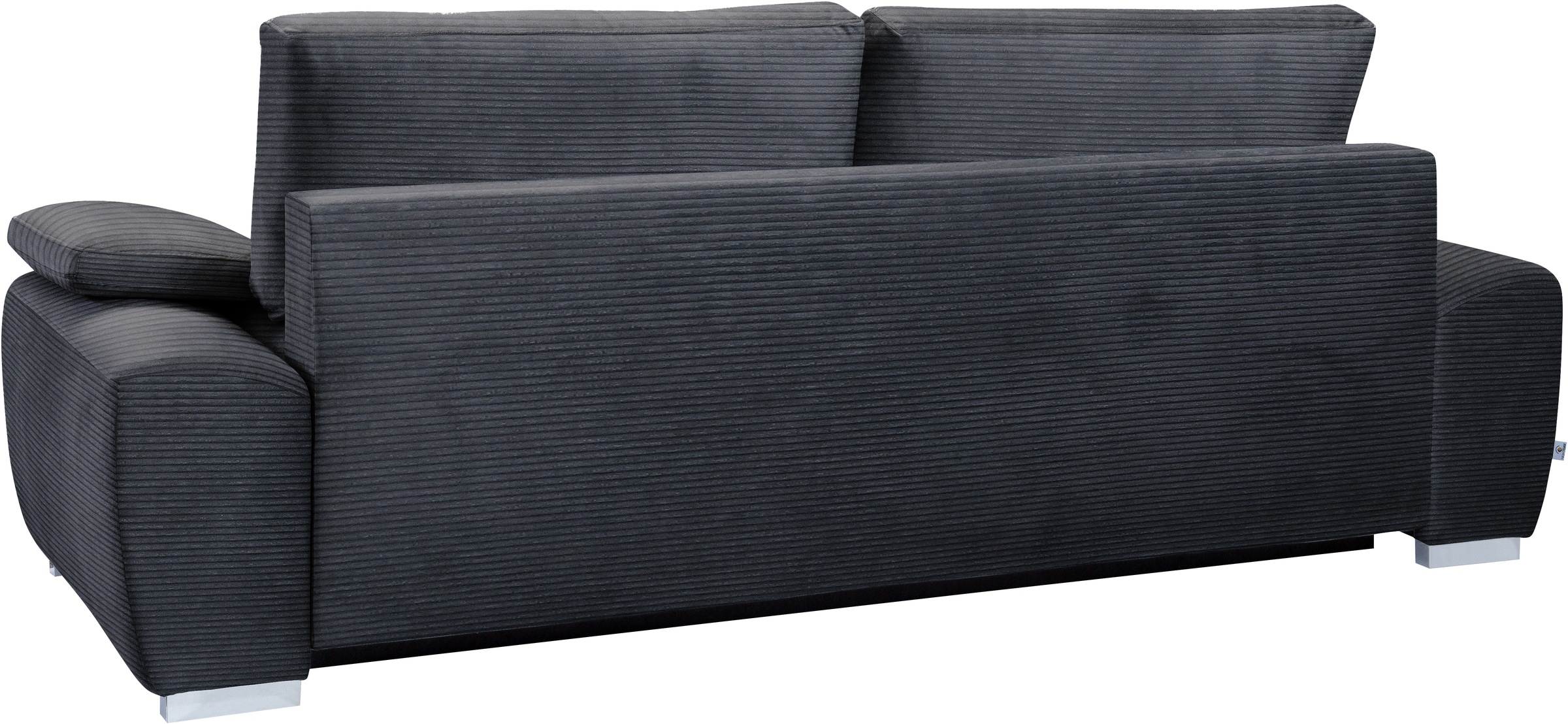 exxpo - sofa fashion 3-Sitzer »SOLSBURY, bequem und komfortabel, Sofa, Schlafsofa«, inkl. Federkern-Polsterung, Bettfunktion und Stauraum, in Cord