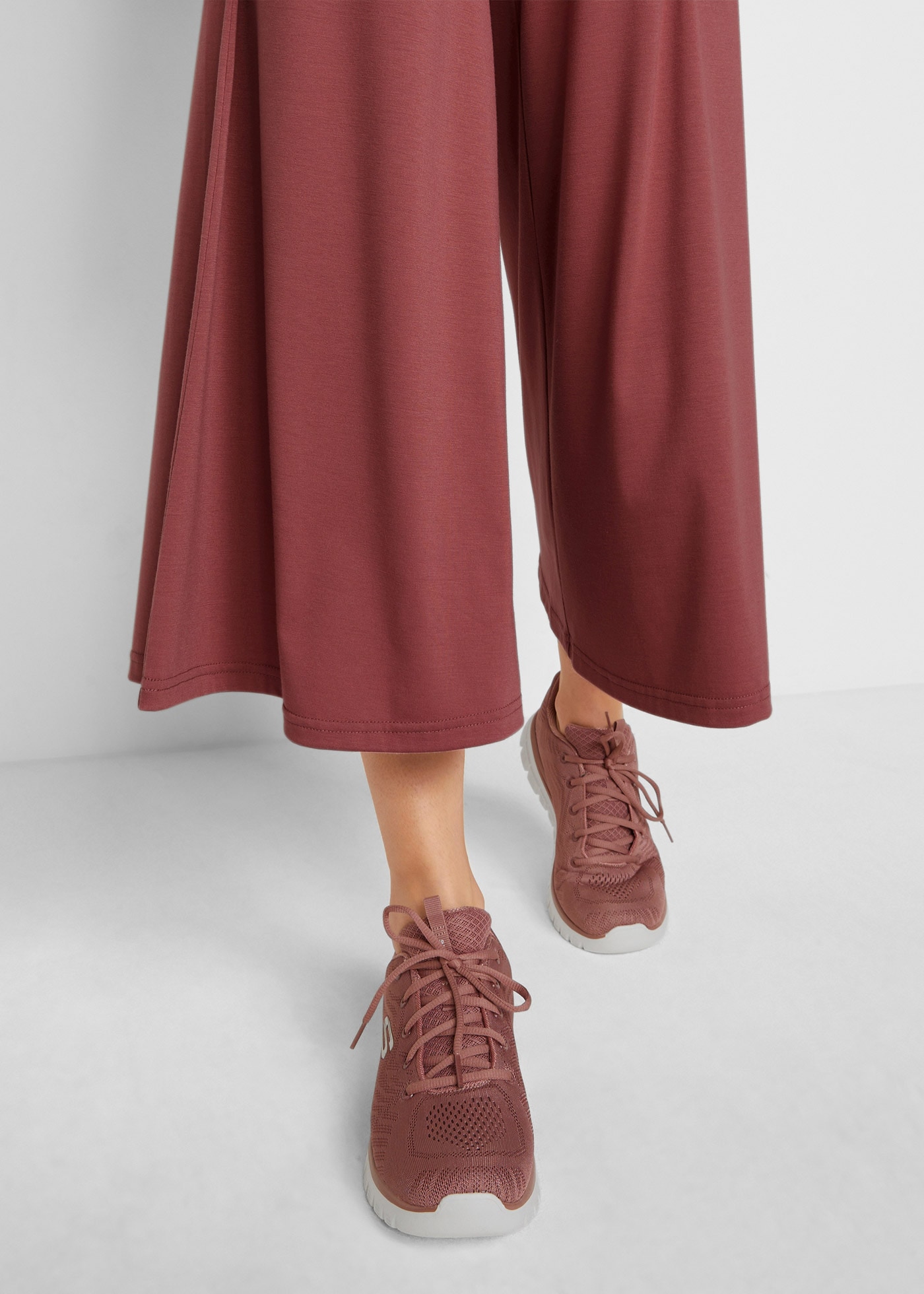 bonprix Culotte  mit breitem Komfortbund, lockere Passform, extraweite Beine