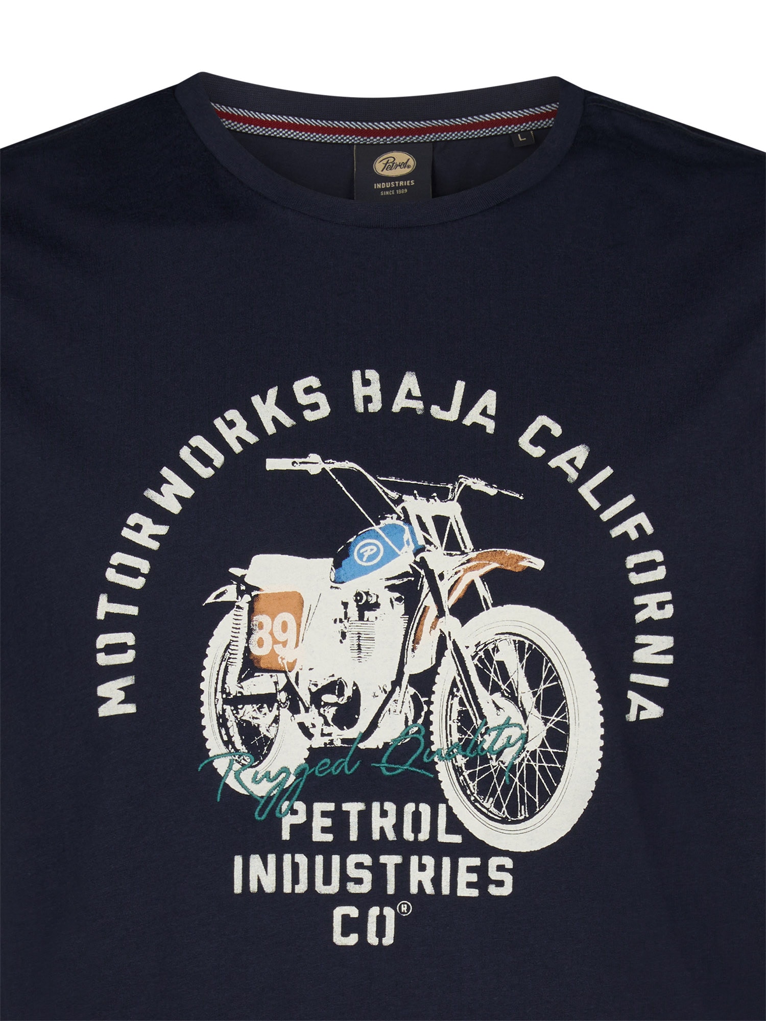 Petrol Industries T-Shirt »Men T-Shirt Claic Print« mit Logo Print