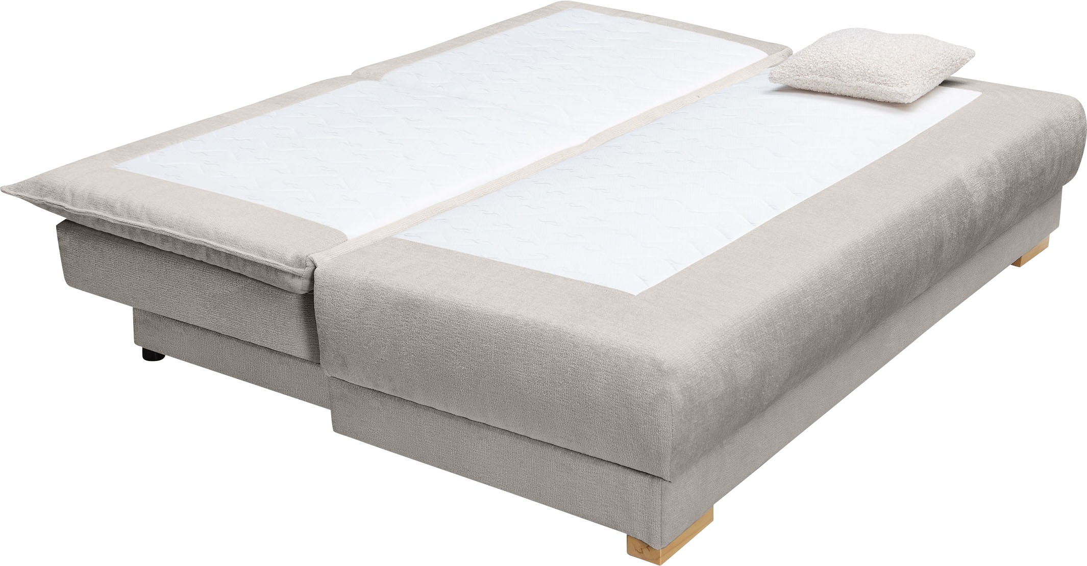 INOSIGN Schlafsofa »Bea«, Dauerschlafsofa, Bettfunktion und-kasten,Boxspringsofa