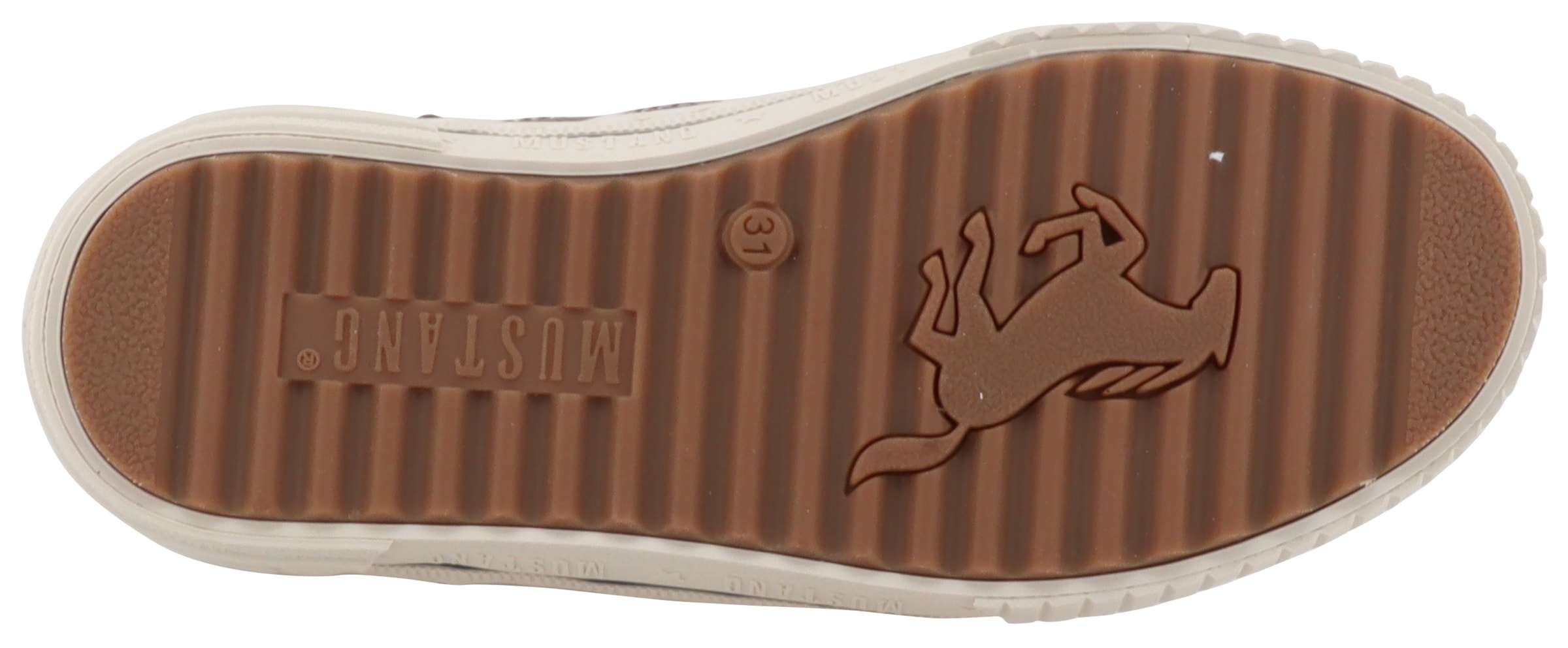 Mustang Shoes Sneaker »Ezio«  High Top Sneaker, Schnürboots mit Reißverschluss