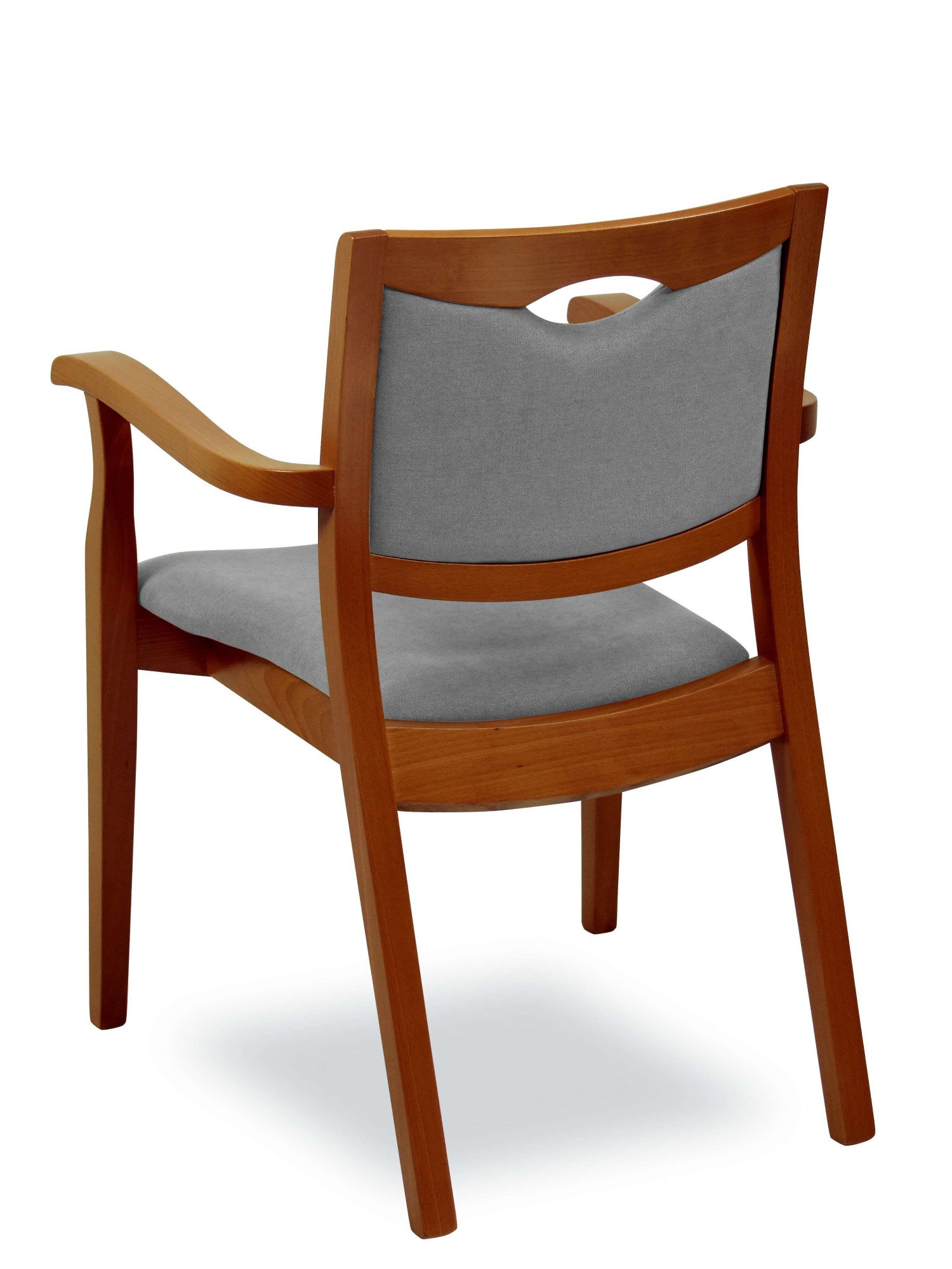 Home affaire Armlehnstuhl »London, Stuhl, Komfortsessel, 3 Gestellfarben, Made in Italy« () 1 Stk.Extra-komfortabel, ergonomisch, fleckenabweisendes Gewebe, Massivholz