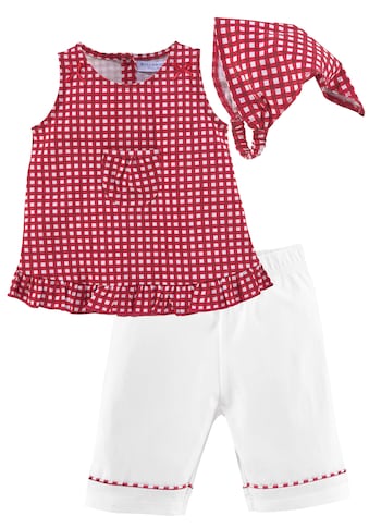 Kleid, Hose & Kopftuch »Baby-Set«, (Spar-Set, 3 tlg., Baby-Mädchen), aus Bio-Baumwolle