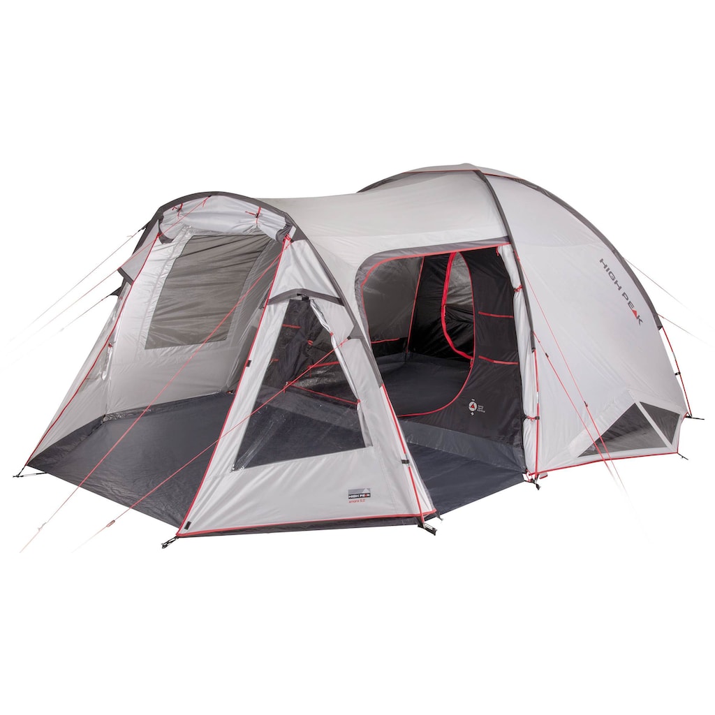 High Peak Kuppelzelt »Zelt Amora 5.0«, 5 Personen, (mit Transporttasche)