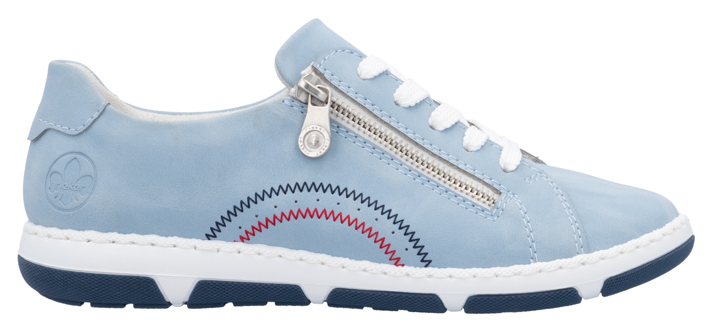 Rieker Sneaker, Halbschuh, Schnürschuh, Freizeitschuh mit sportiver Laufsohle